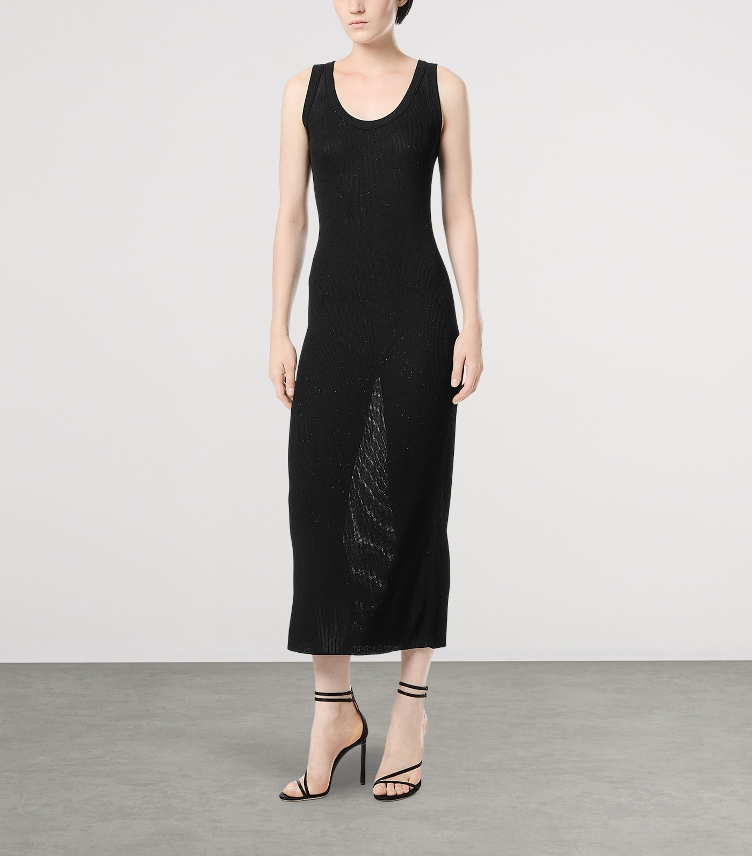 TOM FORD Womens Knit Scoop-Neck Midi Dress Naa Image 2