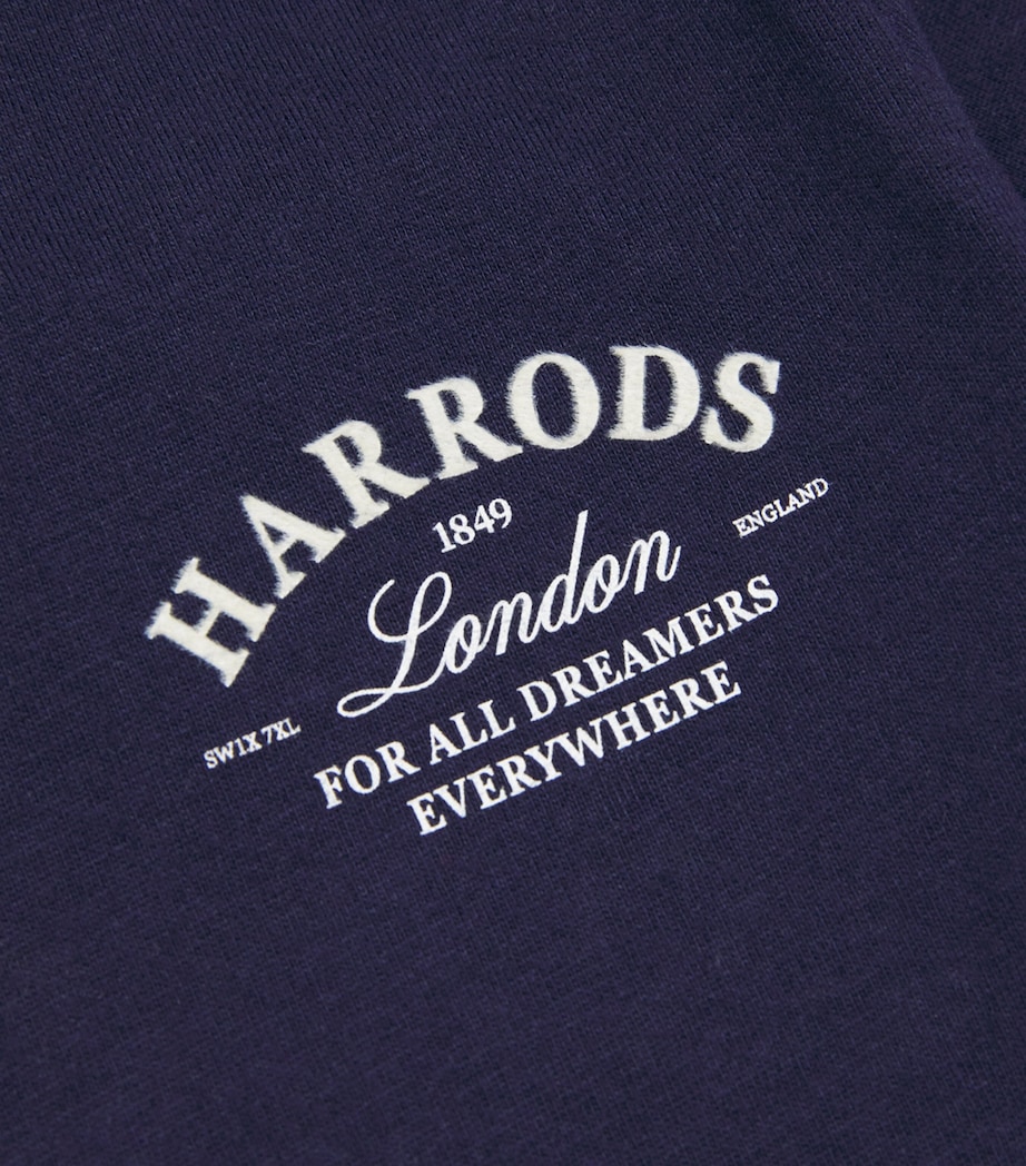 Cotton Logo T-Shirt NAVY Image 3