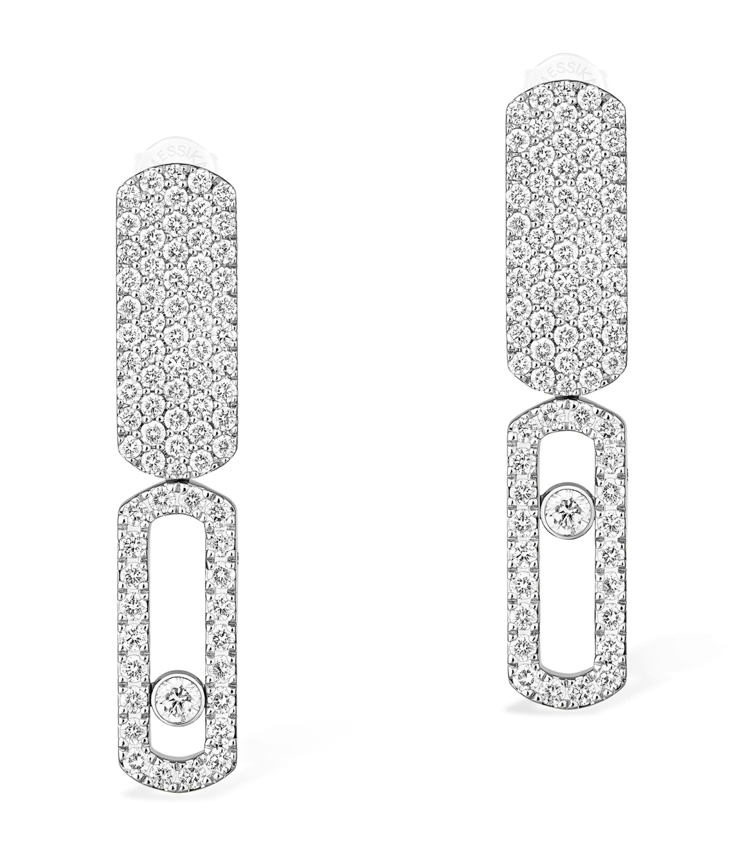 Messika Imperial Move White Gold and Diamond Earrings (0.70ct) White Gold Image 1