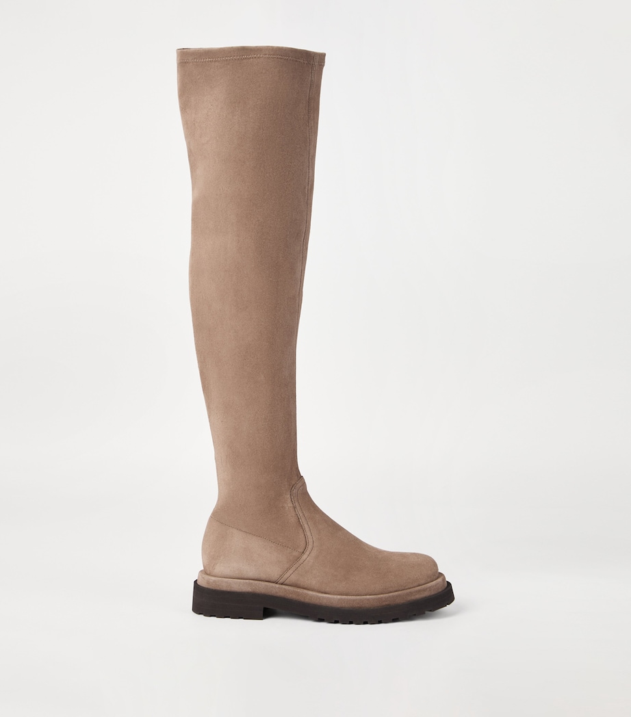 Suede Over-The-Knee Boots C4395 Image 3
