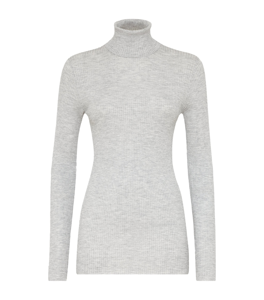 Cashmere-Silk-Blend Rollneck Sweater C072 Image 1