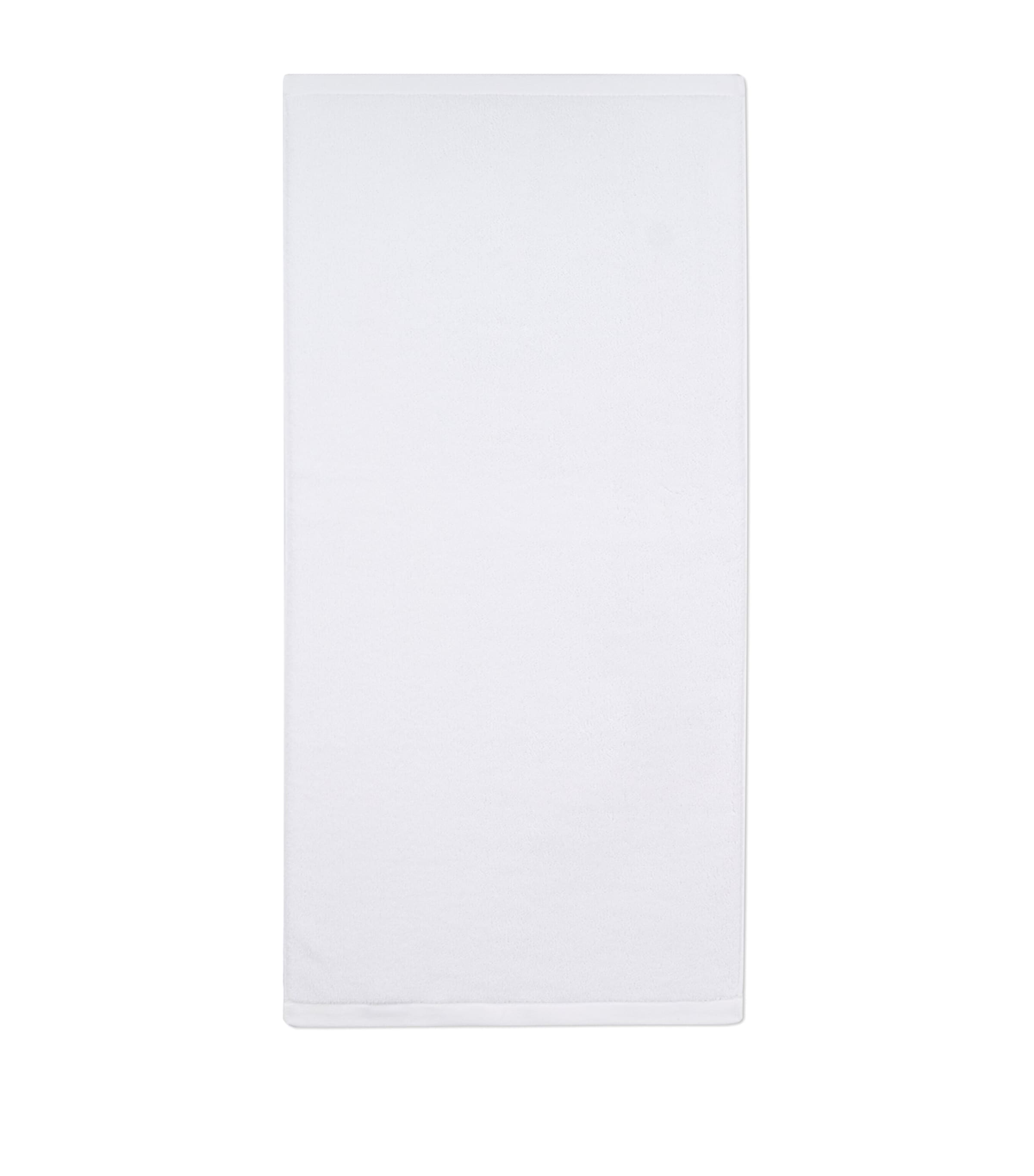 Organic Cotton Vesta Bath Sheet (100cm x 180cm) WHITE/WHITE Image 2