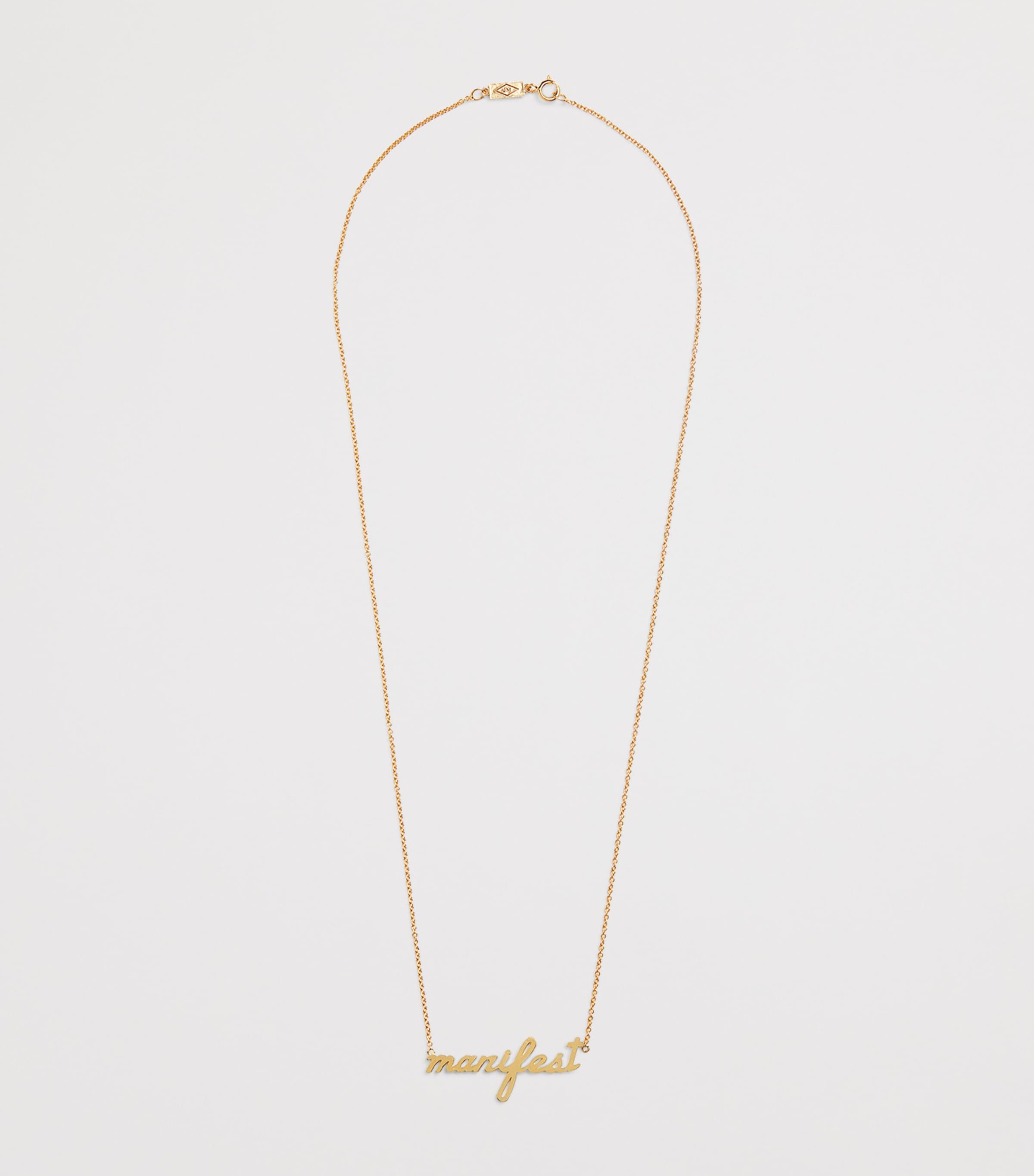 Yellow Gold Manifest Necklace YELLOW GOLD Image 3
