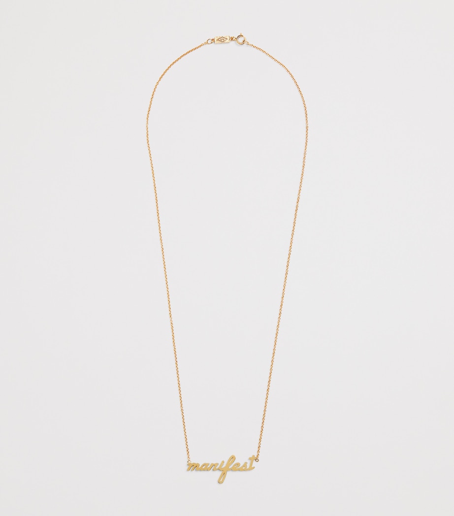 Yellow Gold Manifest Necklace YELLOW GOLD Image 3