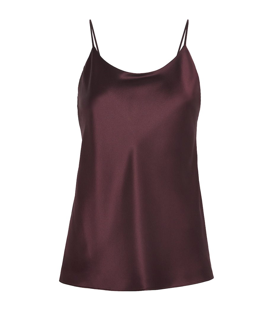 Silk Cami Top CHERRY Image 1