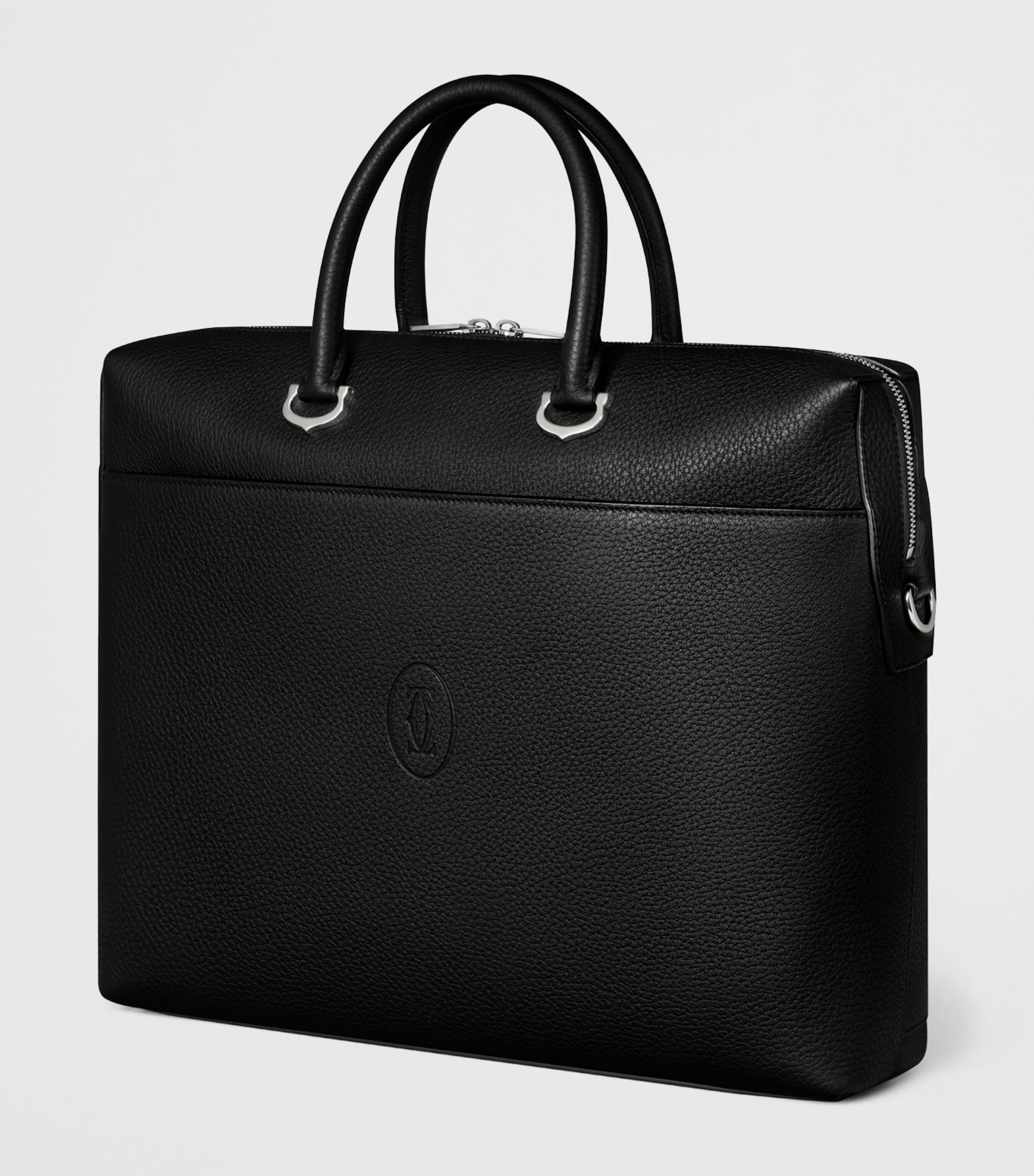 Cartier Calfskin Must de Cartier Briefcase Black Image 8