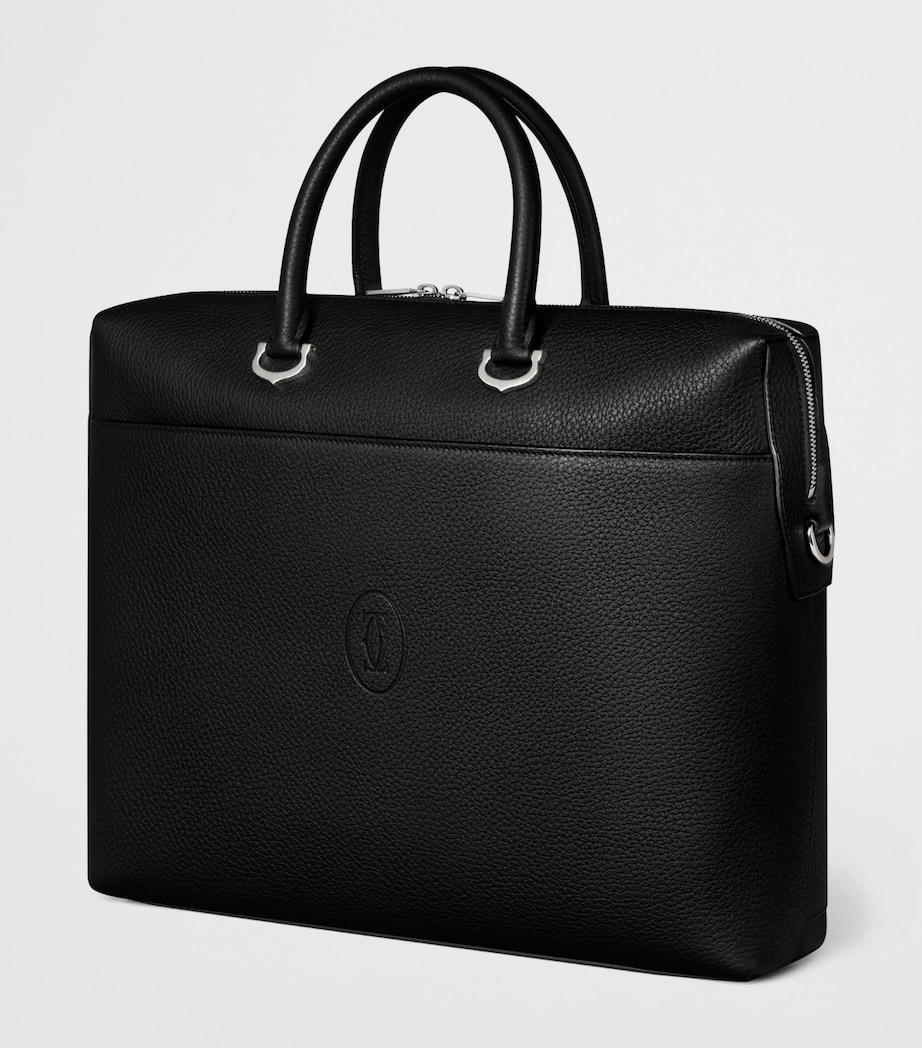 Cartier Calfskin Must de Cartier Briefcase Black Image 8