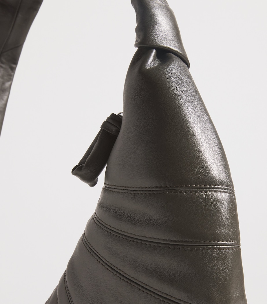 Small Nappa Leather Croissant Bag SHERWOOD Image 4