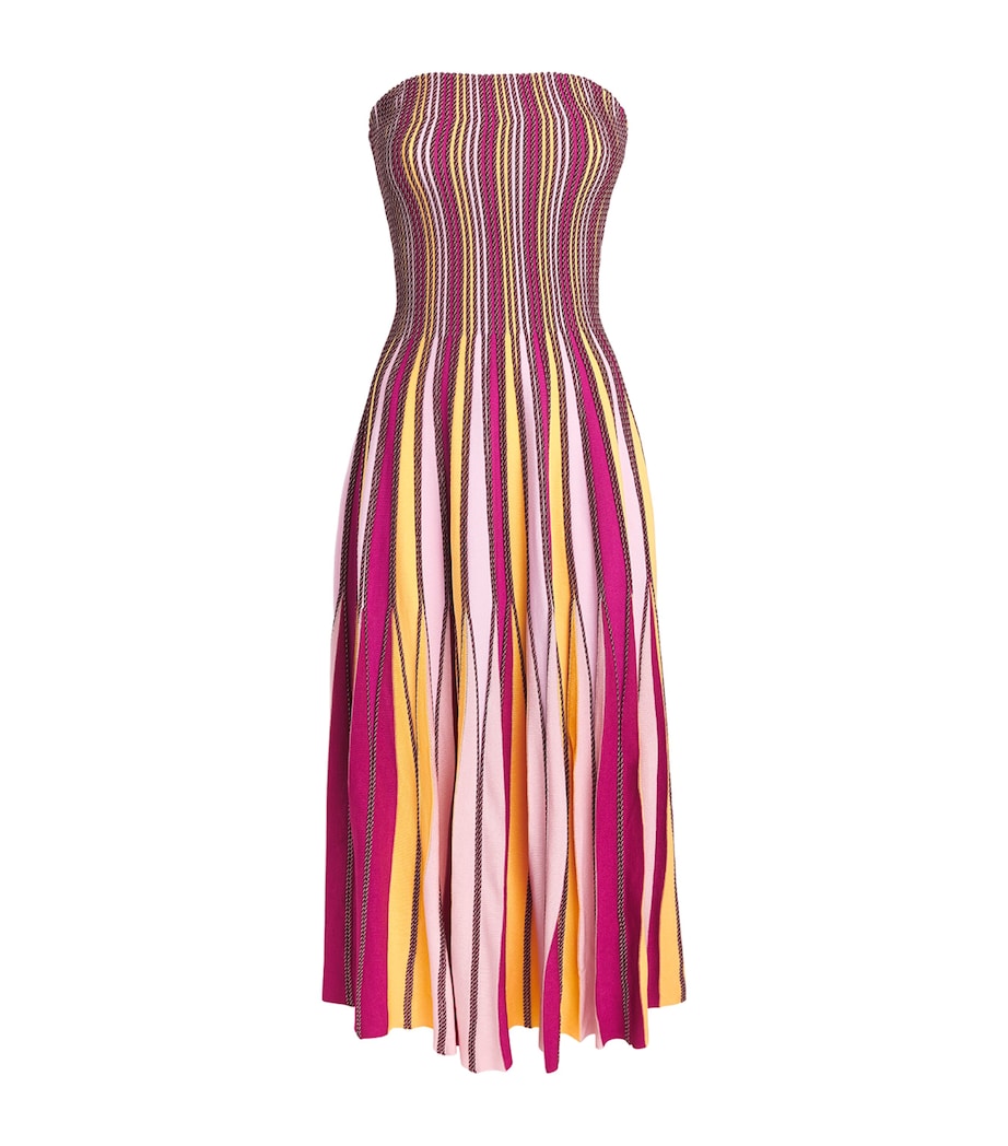 Simkhai Womens Knitted Soleil Midi Dress Daisy Multi Image 1