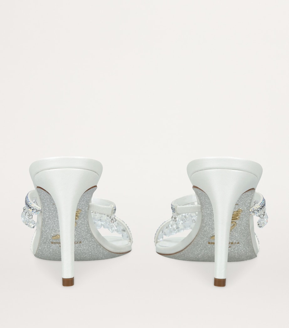 Embellished Chandelier Mules 80 WHITE Image 2