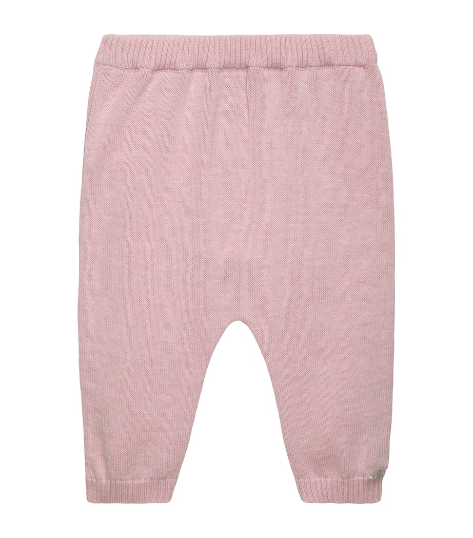 Trotters Cotton Bunny Leggings (0-12 Months) Pale Pink Image 1