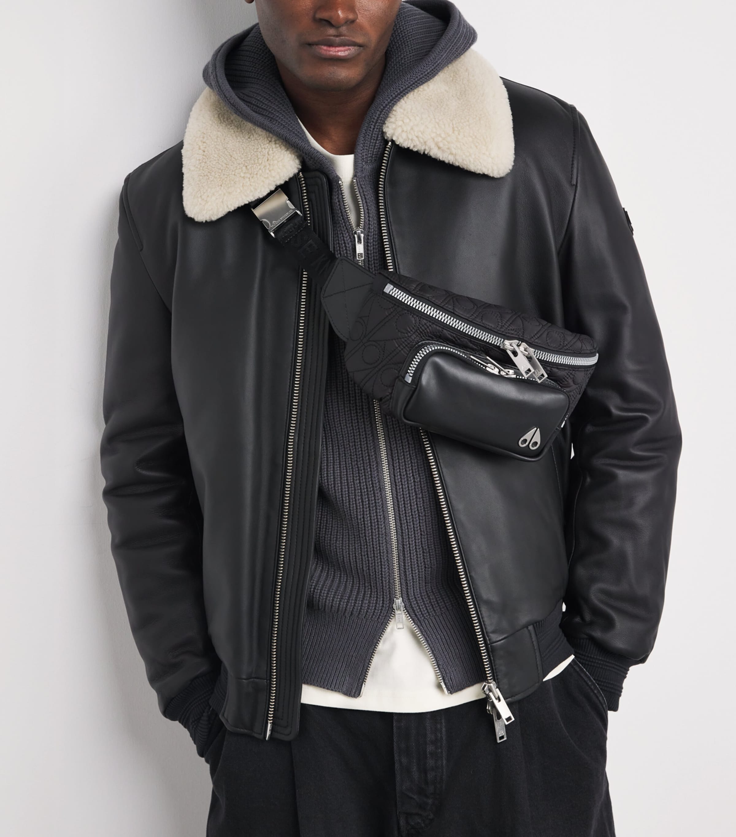 Monogram Belt Bag 1121 BLACK MONO Image 2