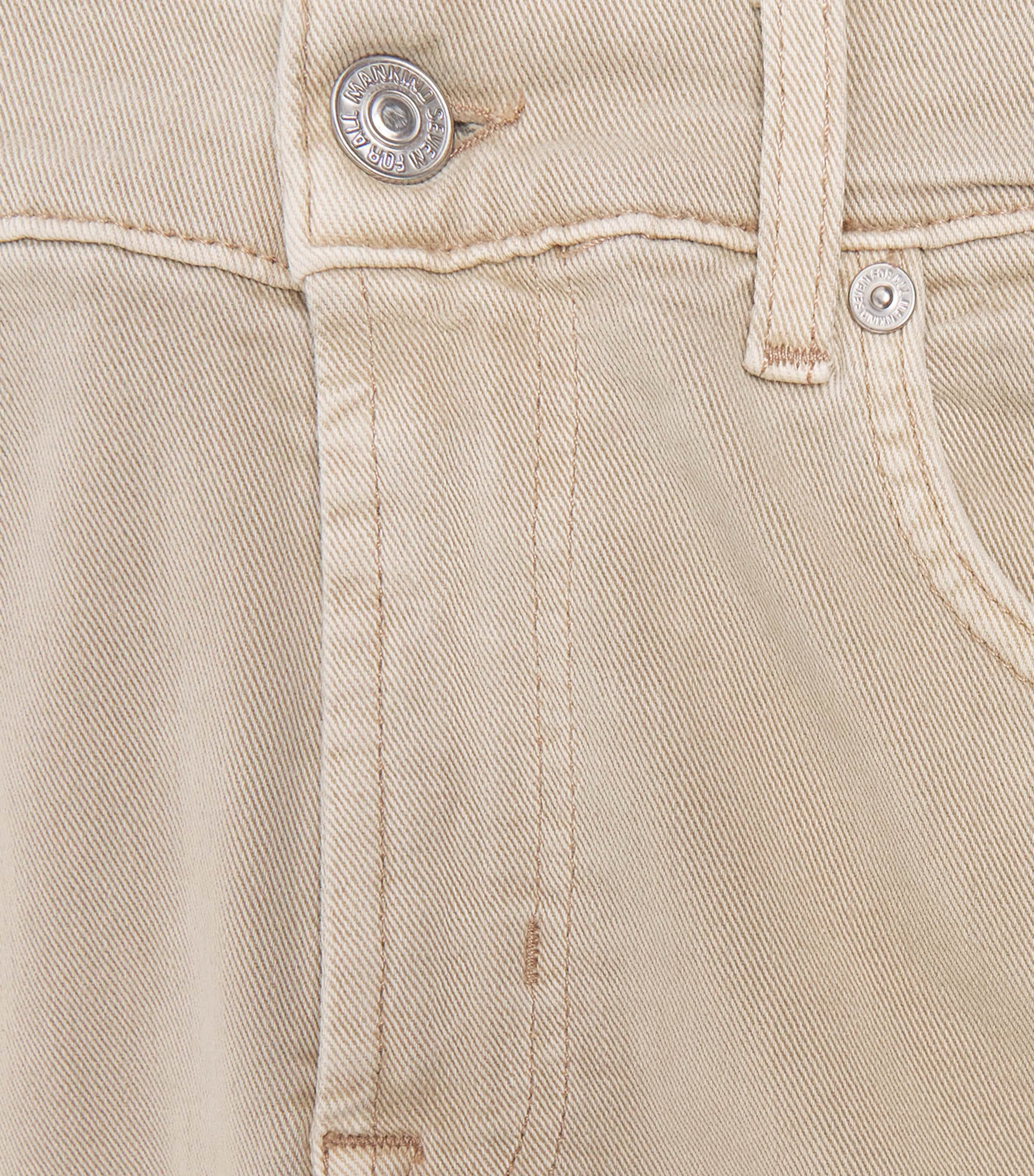 7 For All Mankind Mens The Straight Jeans Beige Image 6