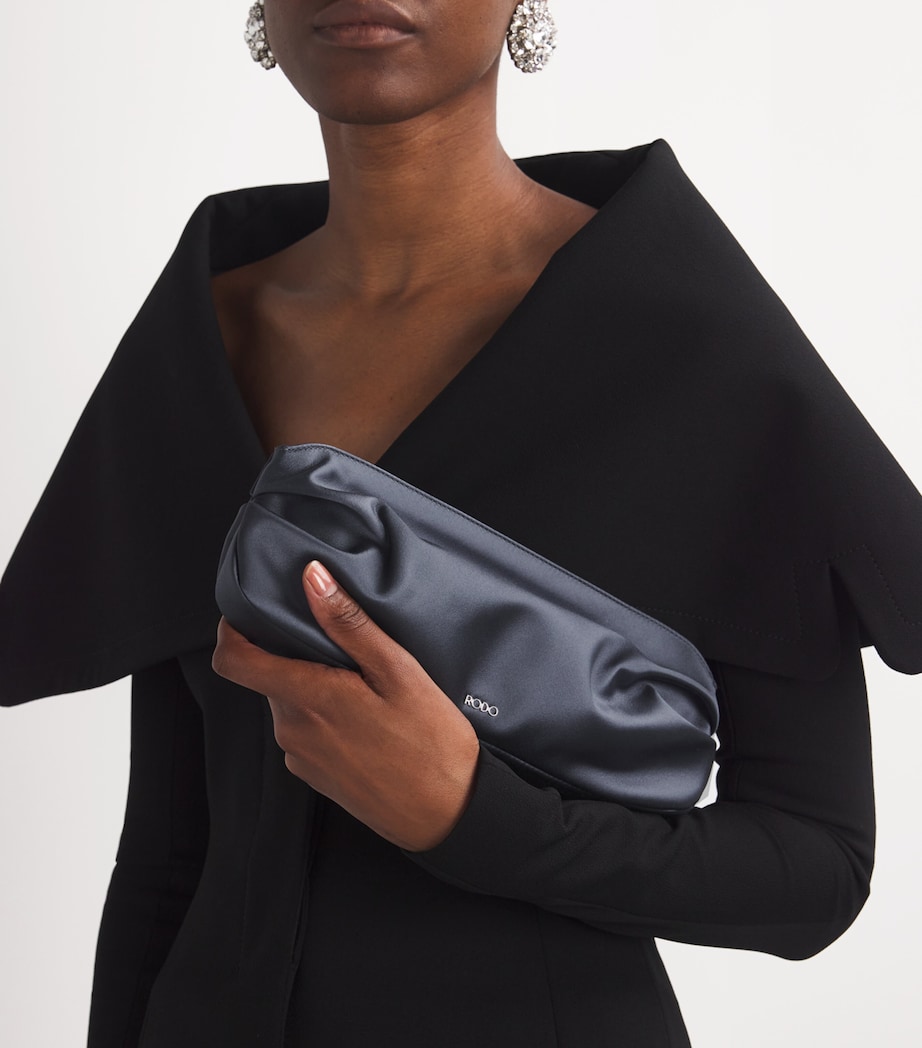 Satin Clutch Bag 0071 SATIN - HAVRE Image 5