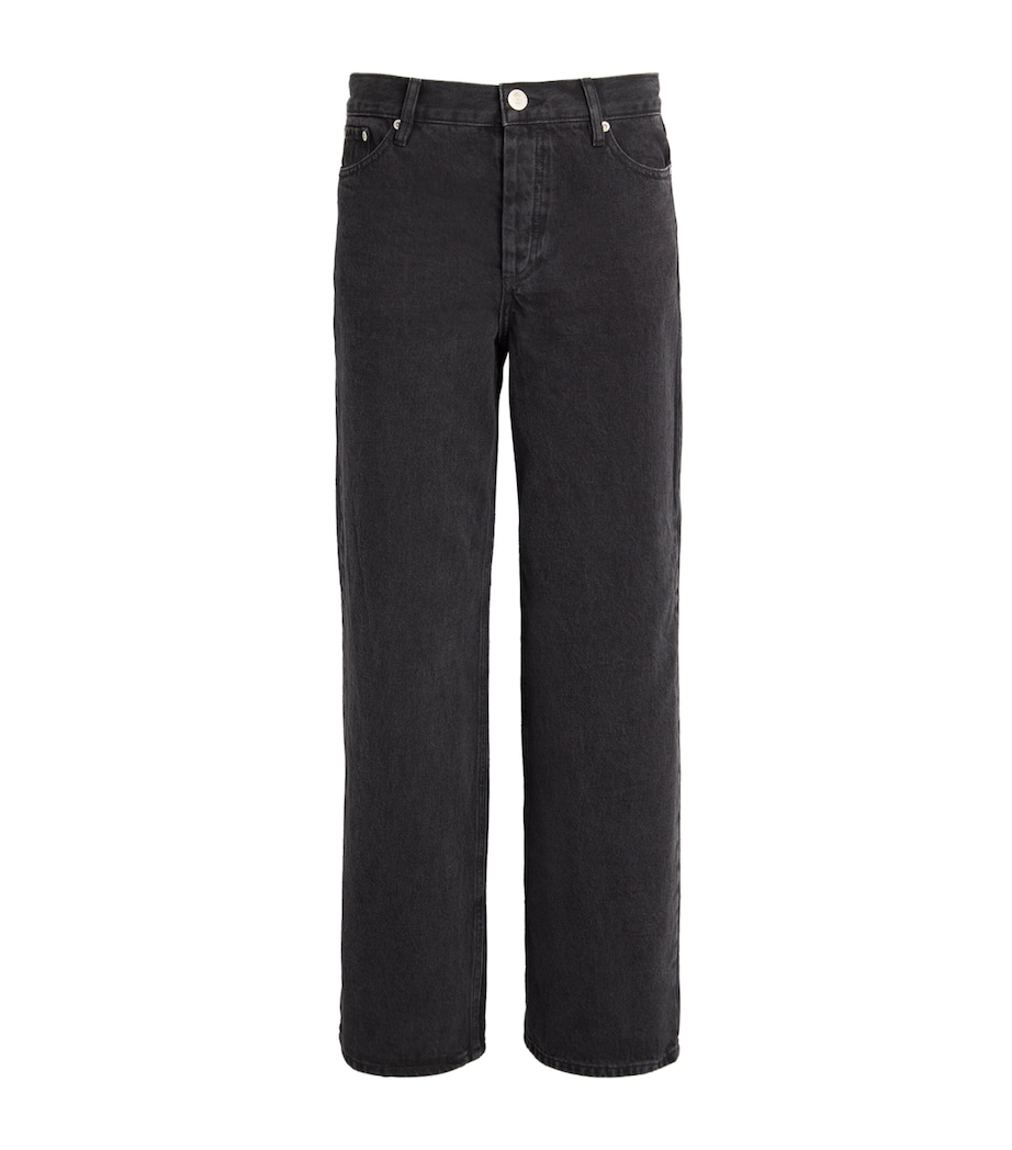 Organic Denim Wide-Leg Vinola Jeans 050 BLACK Image 1