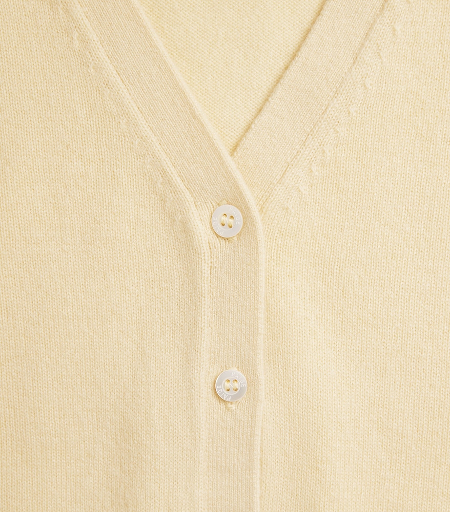 PAIGE Womens Cashmere Anika Top Sunshine Yellow Image 2