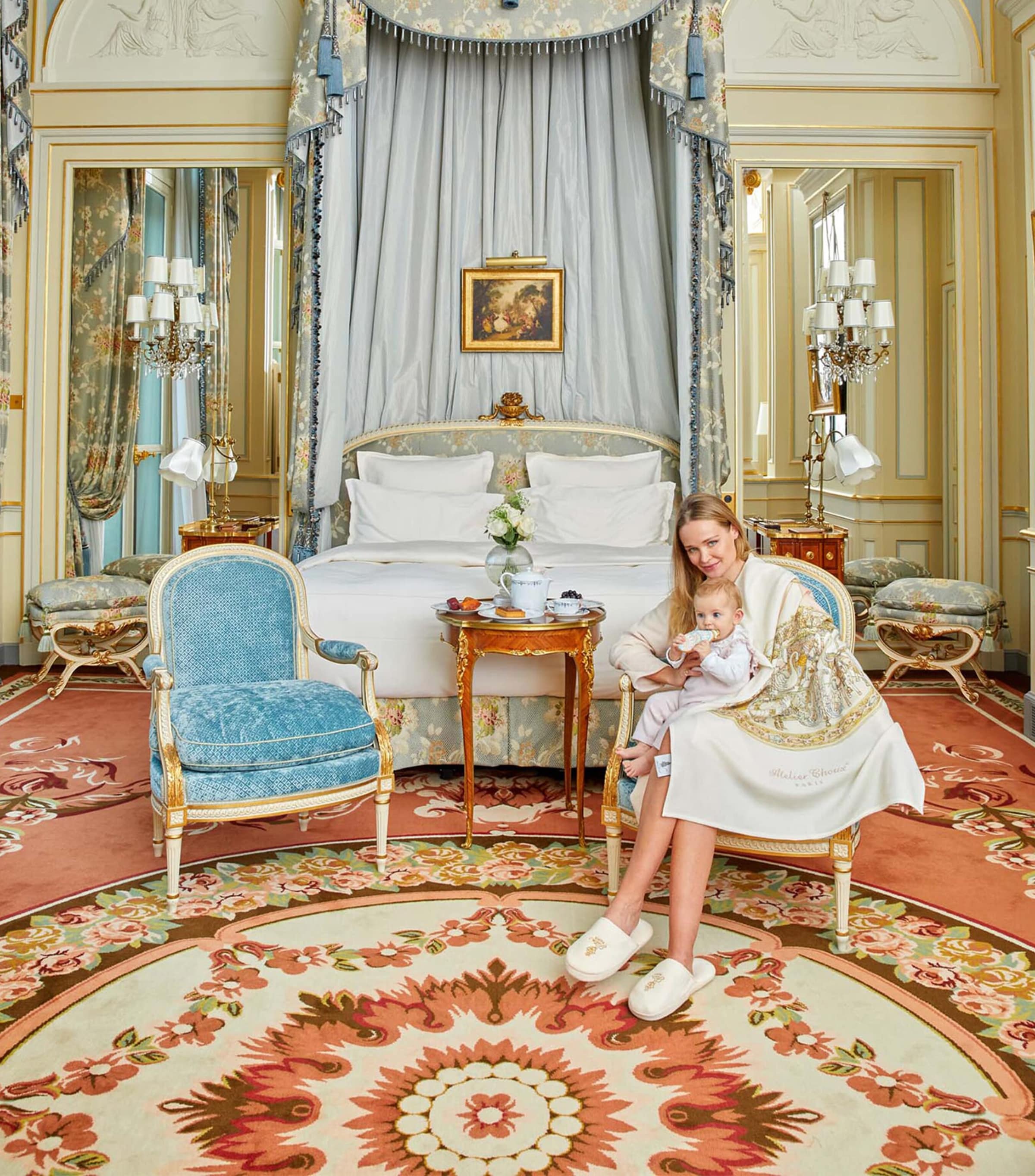 Atelier Choux Cashmere-Wool Carousel Blanket Mulitple Image 3