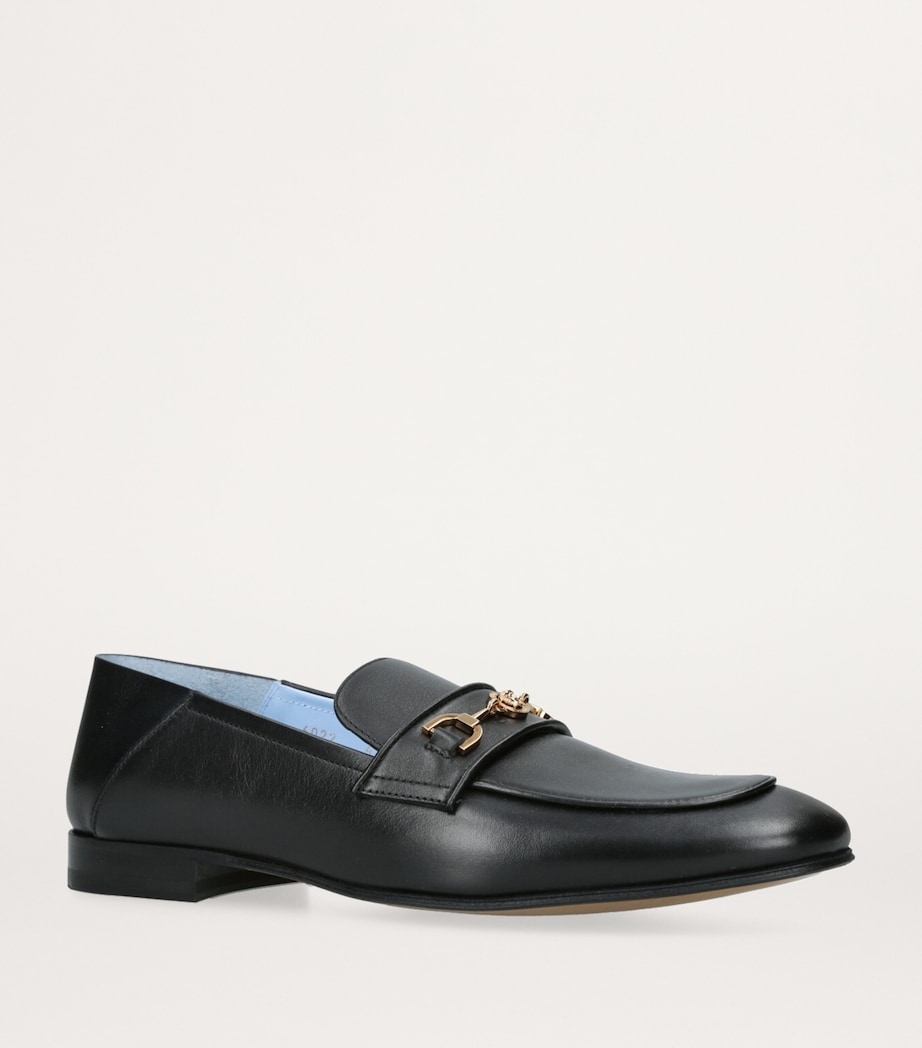 Leather Medusa Loafers BLK/OTHER Image 3