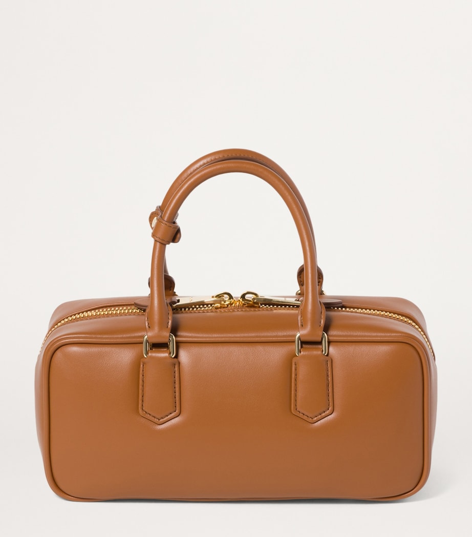 Leather Arcadie Top-Handle Bag F0046 Image 3