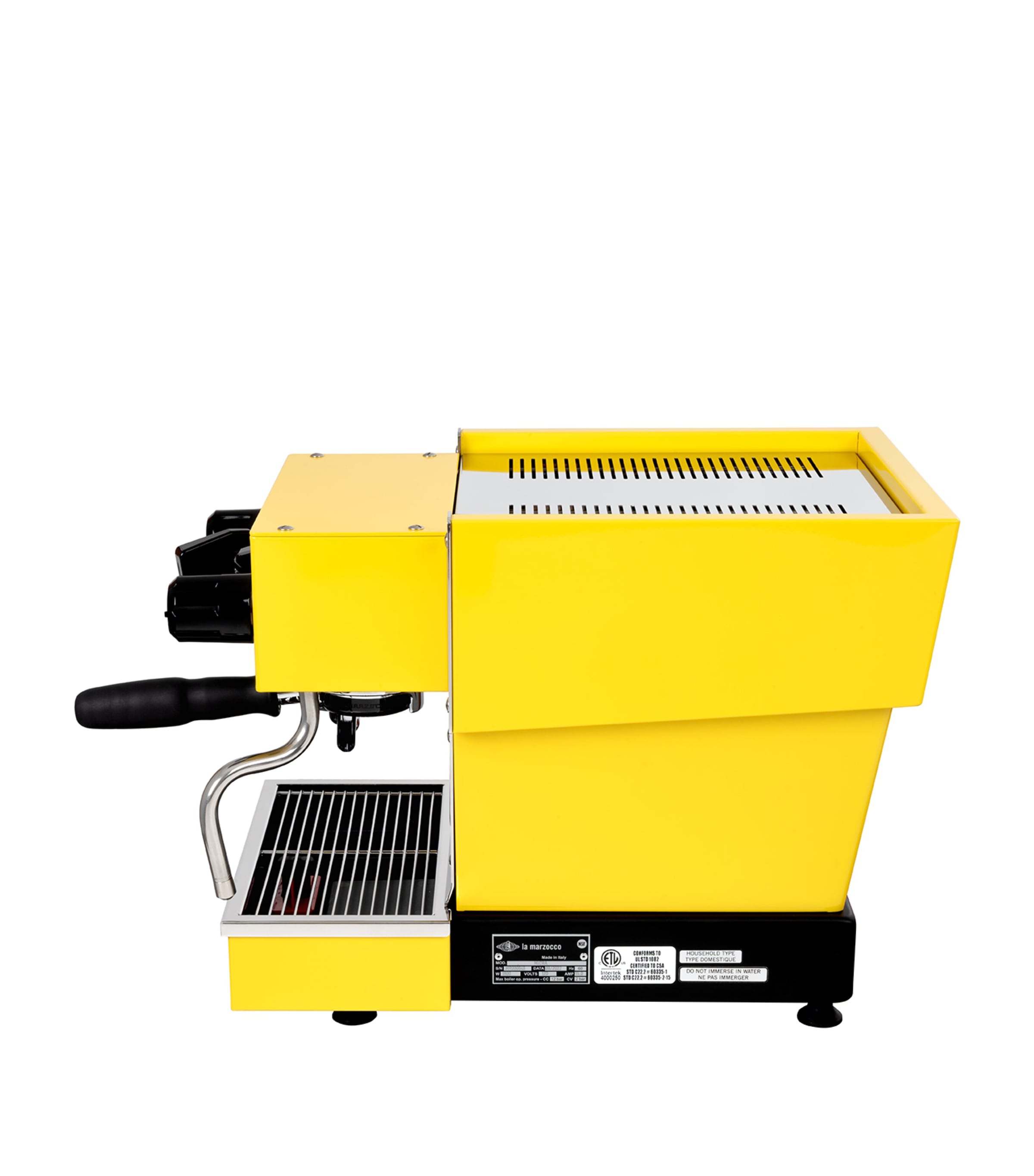 Linea Micra Home Espresso Machine YELLOW Image 2