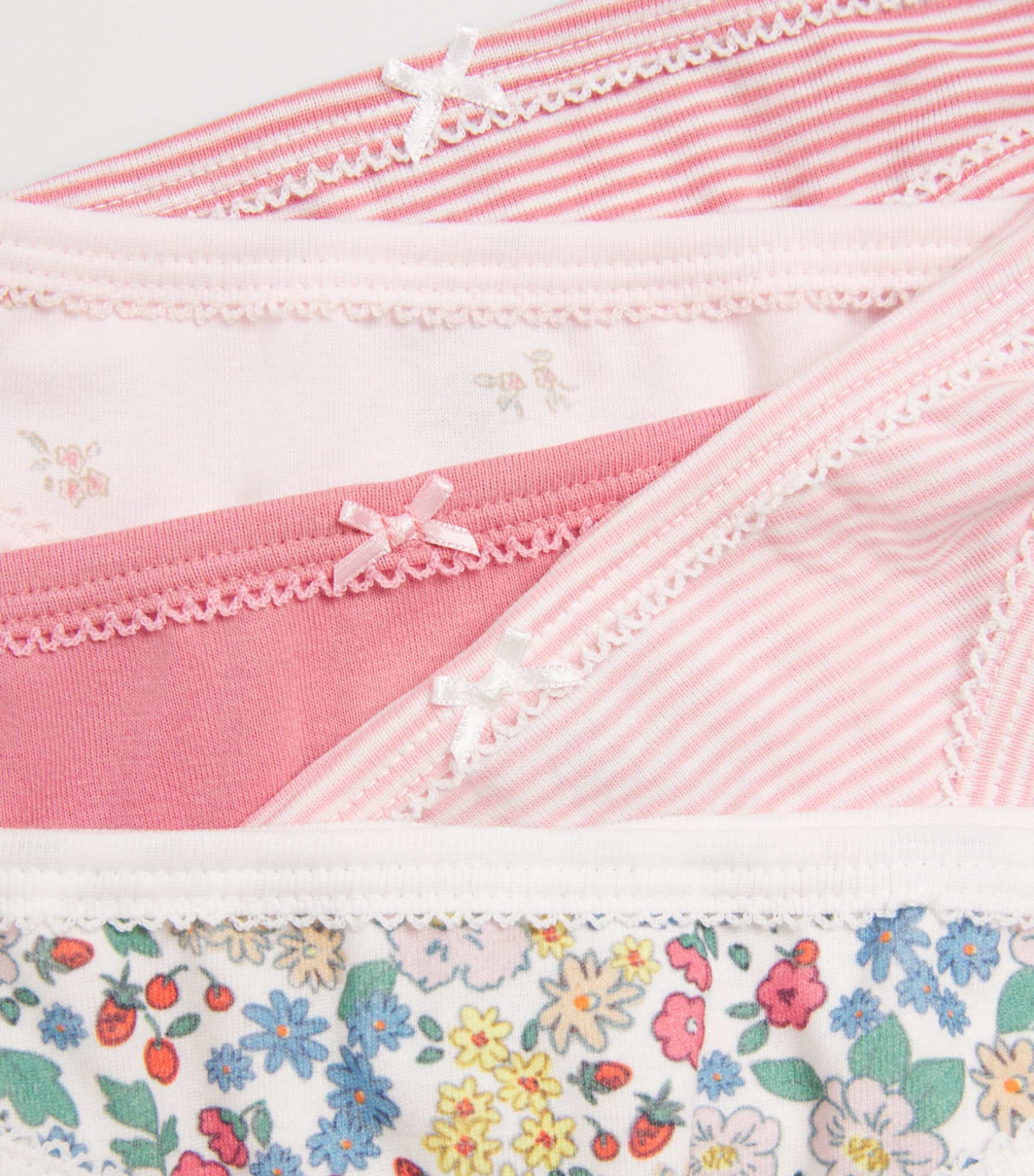 Petit Bateau Pack of 5 Cotton Briefs (6-12 Years) Image 3