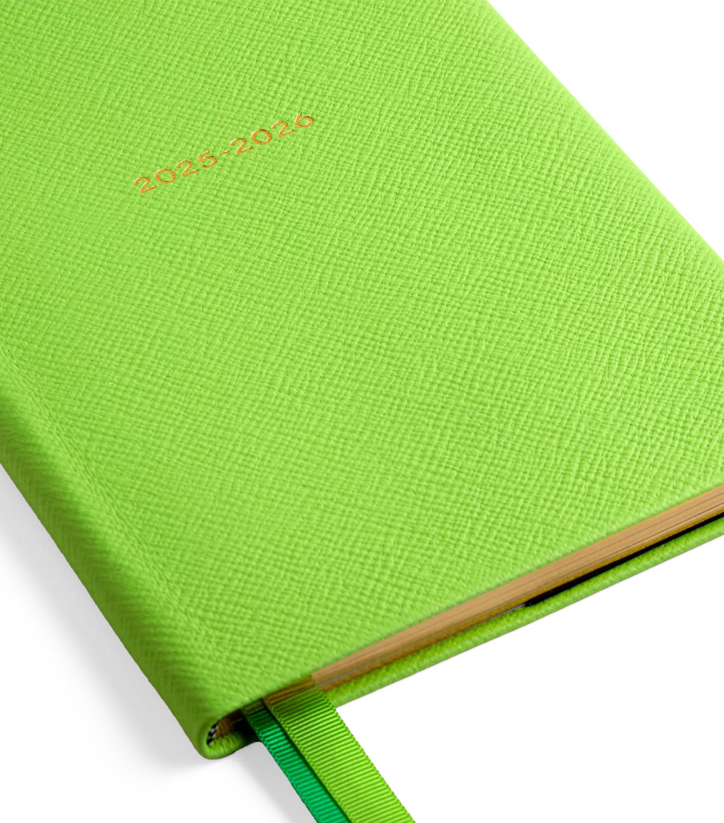Smythson Leather Soho Planner Apple Green Image 5