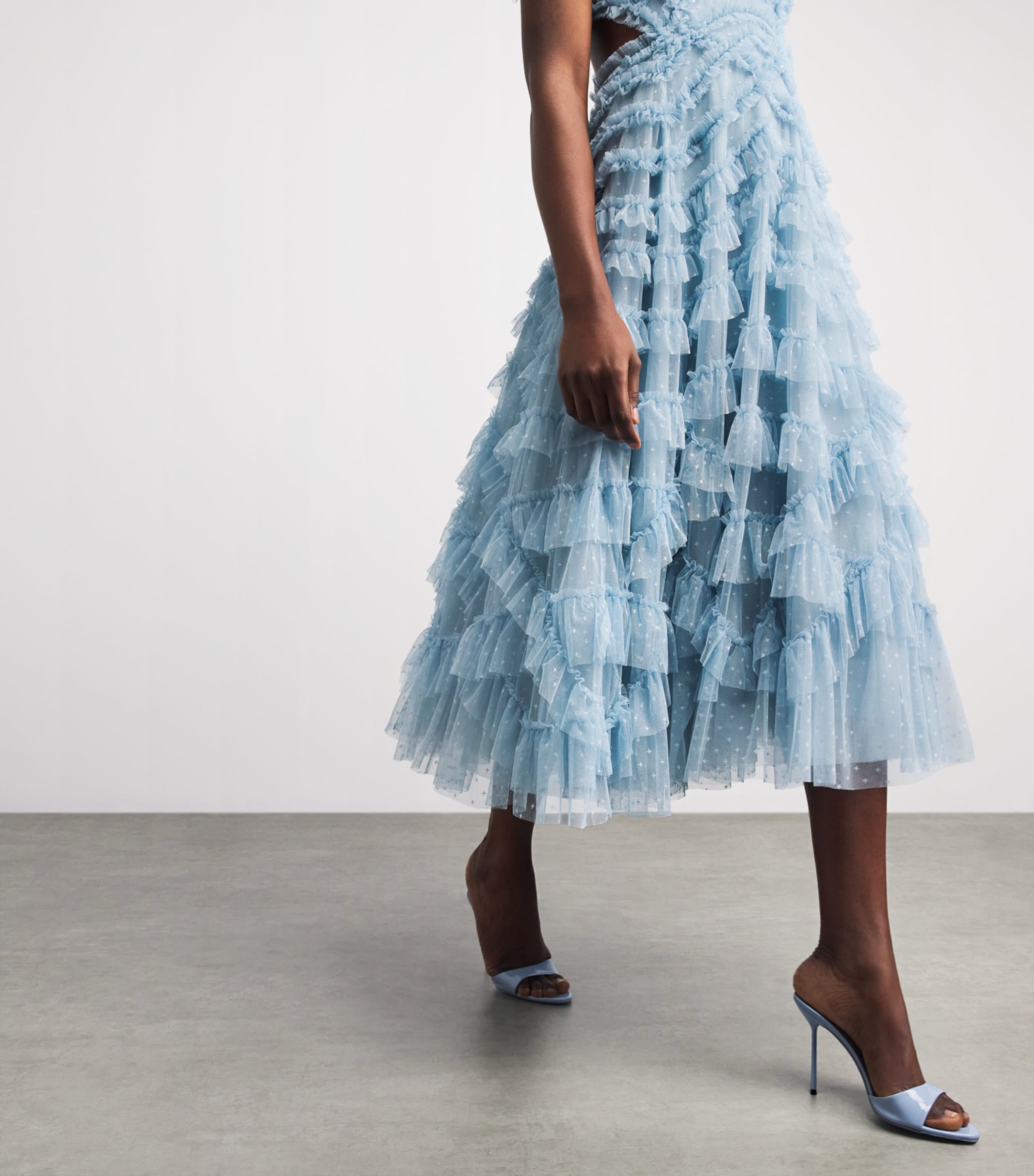 Needle & Thread Womens Tulle Lola Ballerina Gown Aqa Aqua Image 3