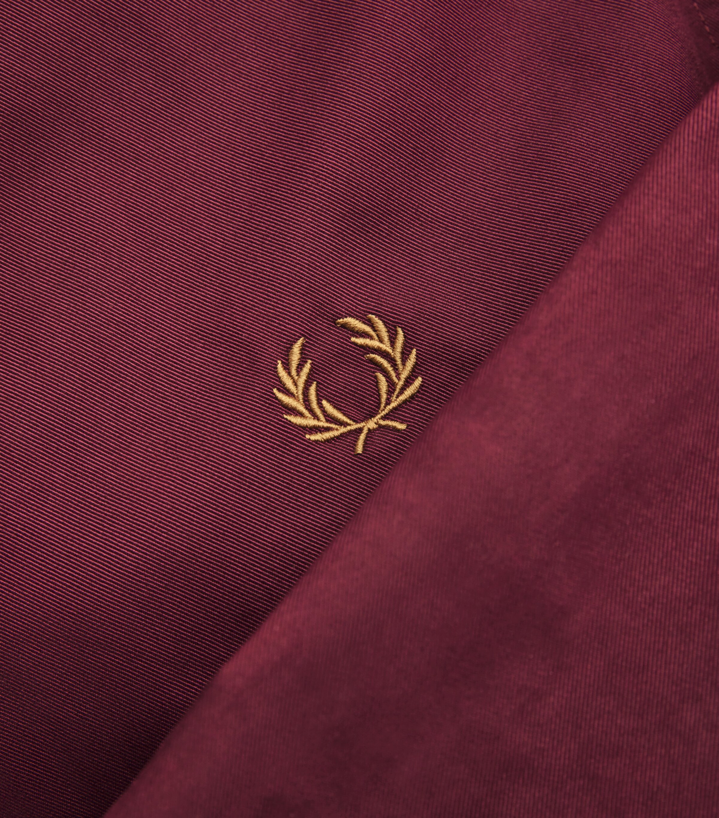 Cotton-Blend Harrington Jacket 597-OXBLOOD Image 5