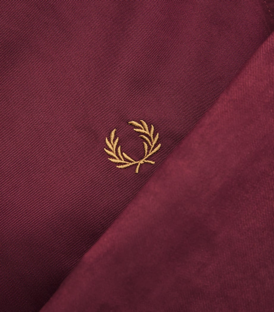 Cotton-Blend Harrington Jacket 597-OXBLOOD Image 5