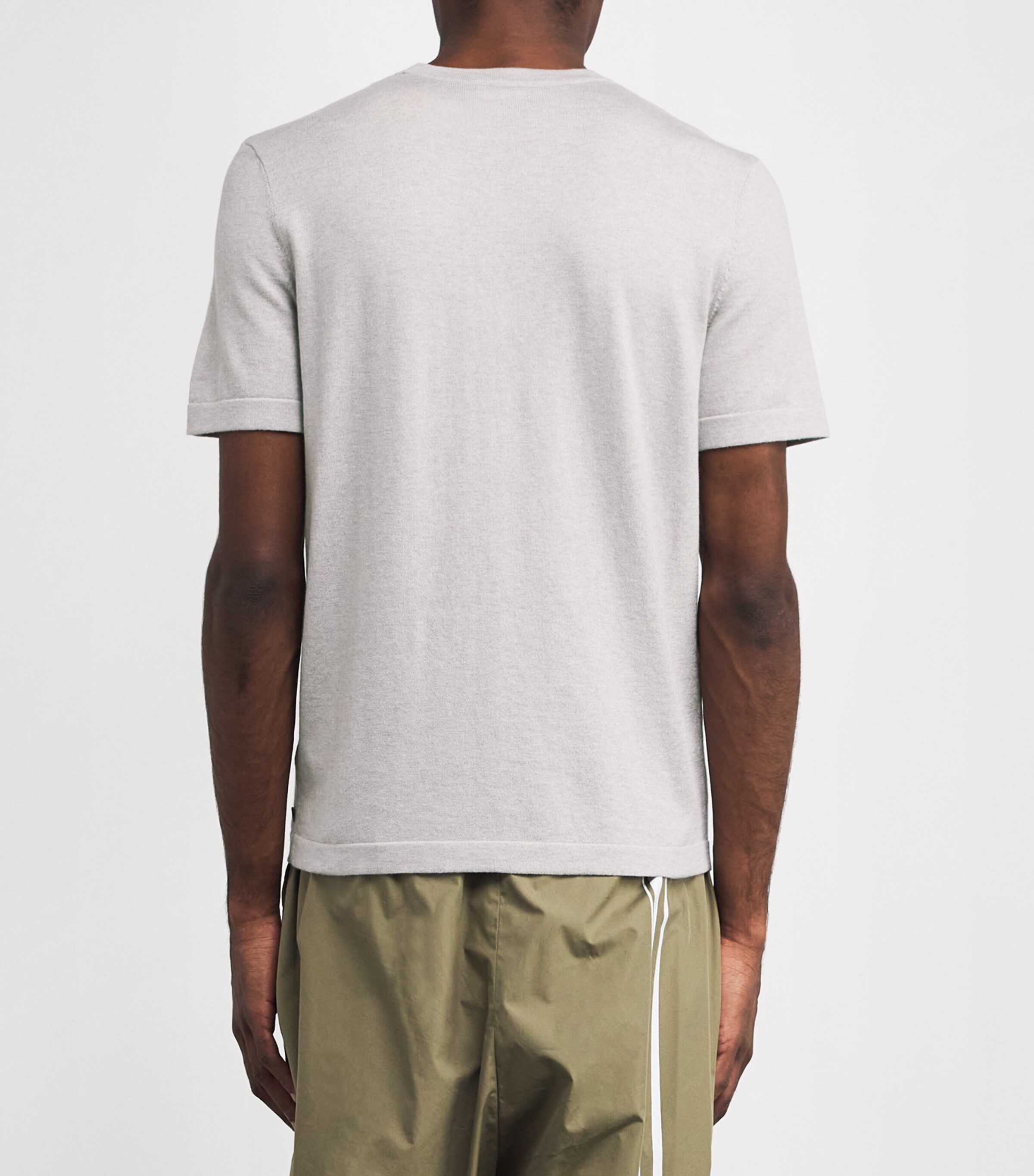 Cotton-Blend T-Shirt 011 - LIGHT GREY Image 4