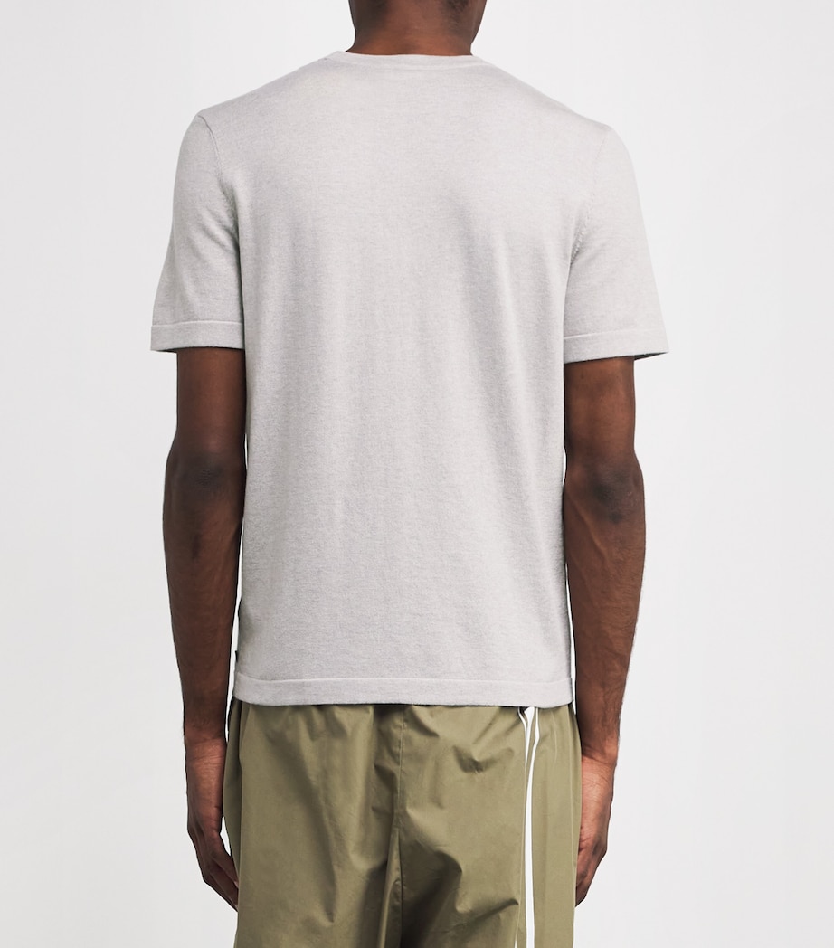 Cotton-Blend T-Shirt 011 - LIGHT GREY Image 4