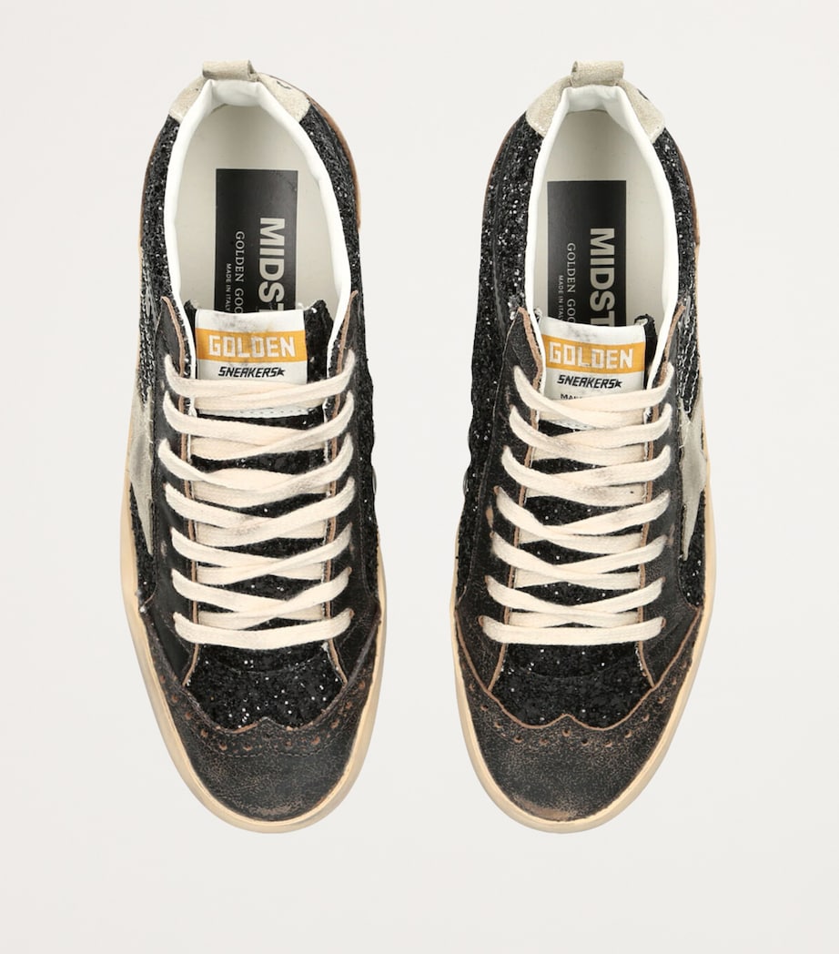 Glitter Mid Star Sneakers BLACK/COMB Image 4