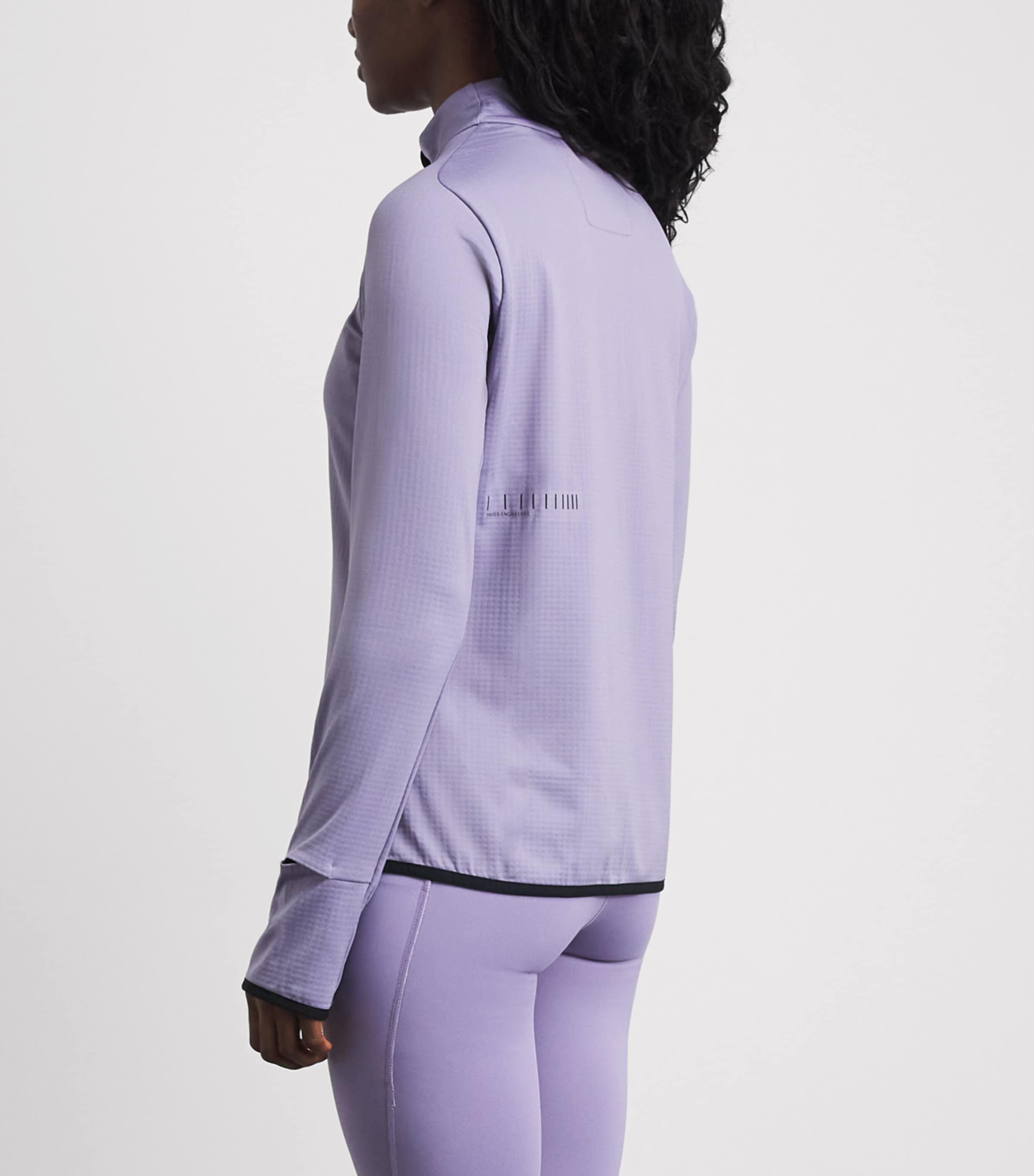 On Womens Climate Quarter-Zip Top Mallow Image 5