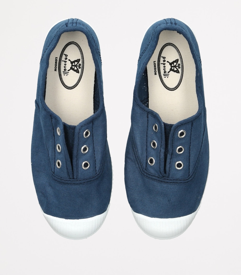 Canvas Darcie Slip-On Sneakers NAVY Image 4