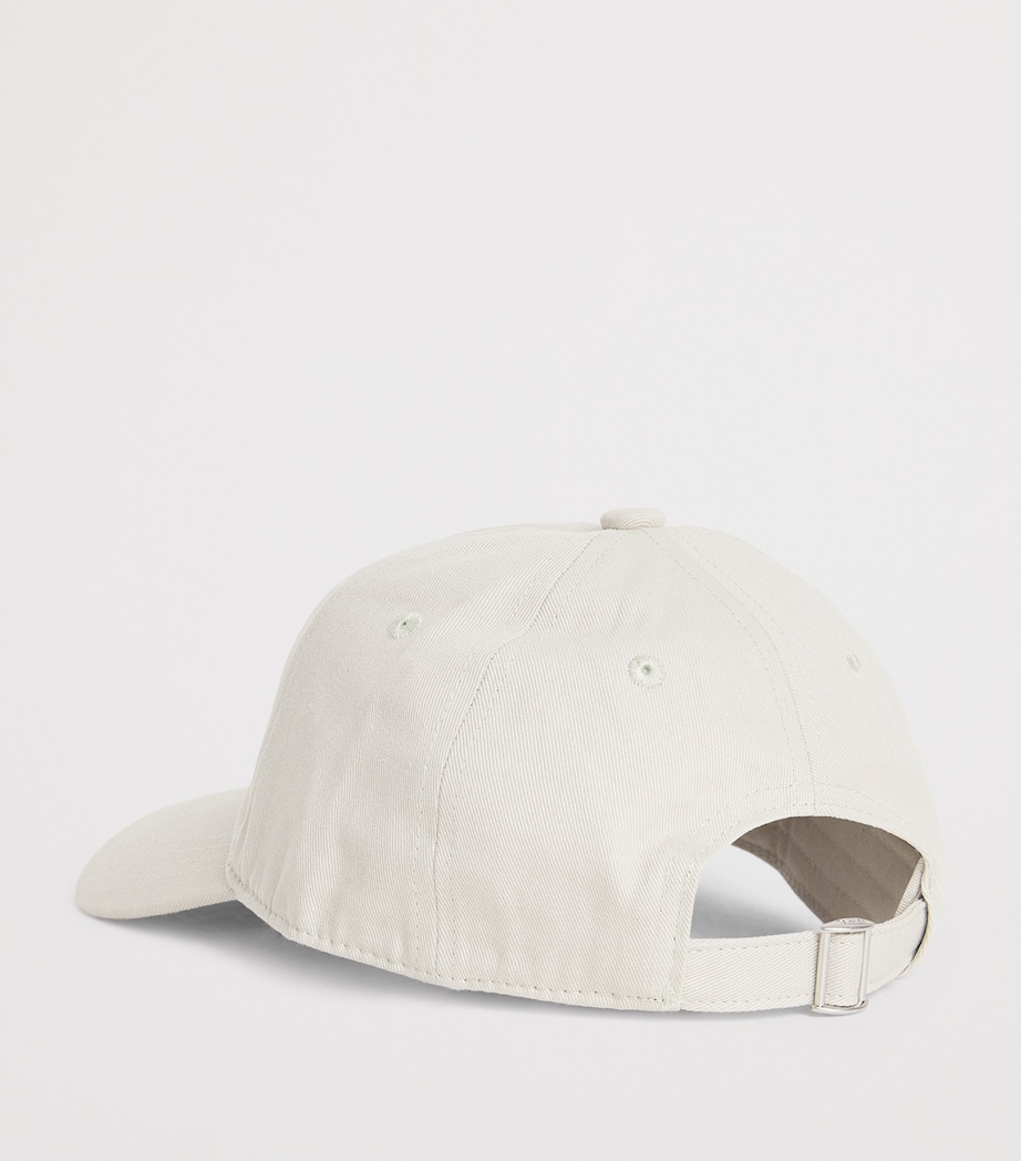 Drôle de Monsieur Cotton Slogan Baseball Cap Grey Image 2
