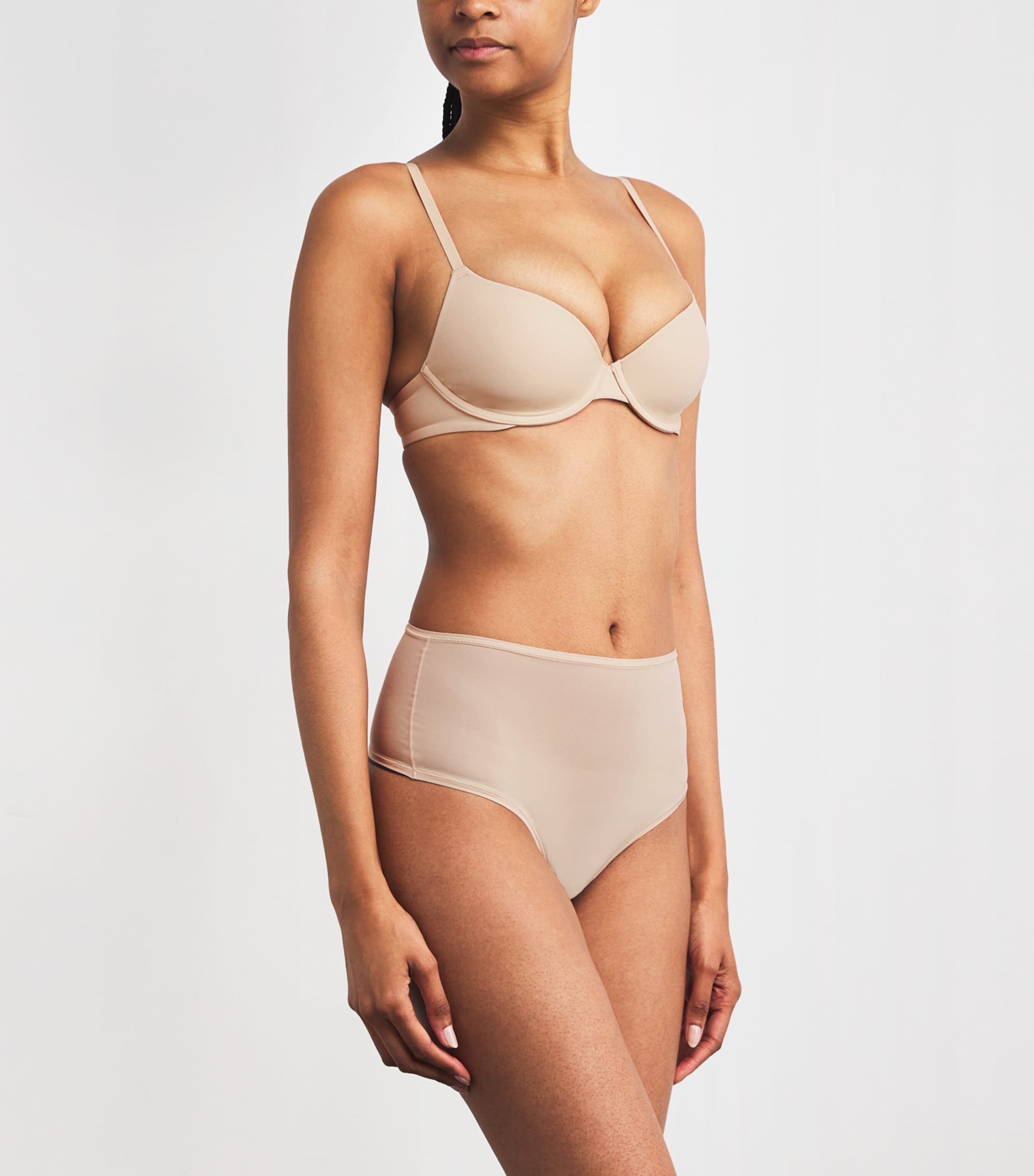 Skims Womens Fits Everybody T-Shirt Bra Sand Image 2
