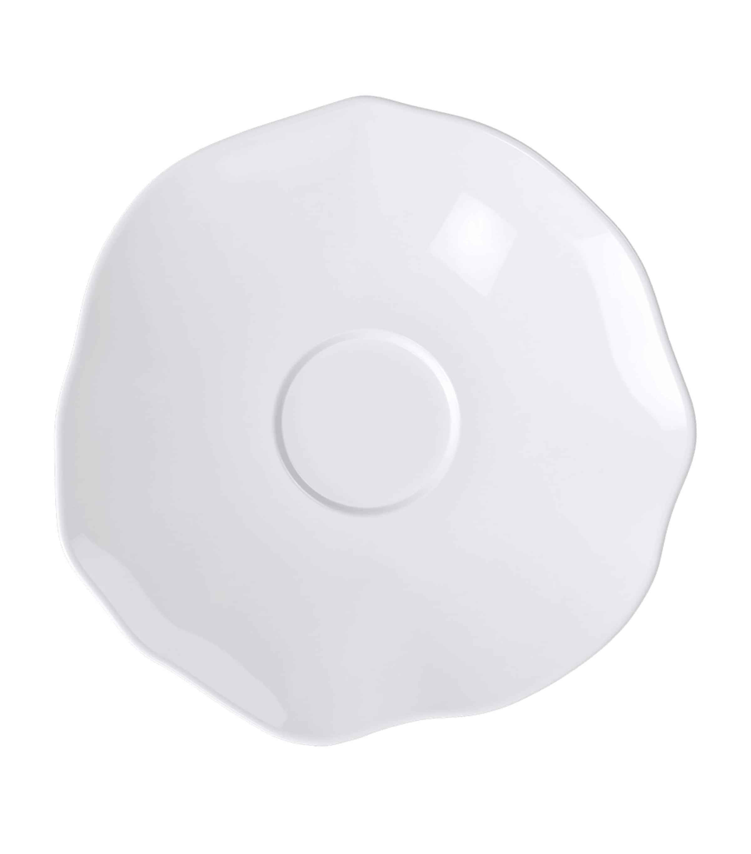 Villeroy & Boch Pura Coffee Cup Saucer White Image 1