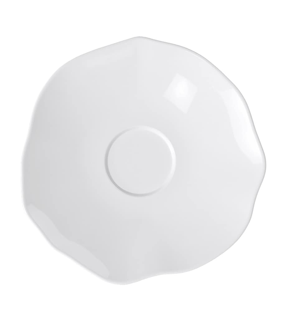 Villeroy & Boch Pura Coffee Cup Saucer White Image 1