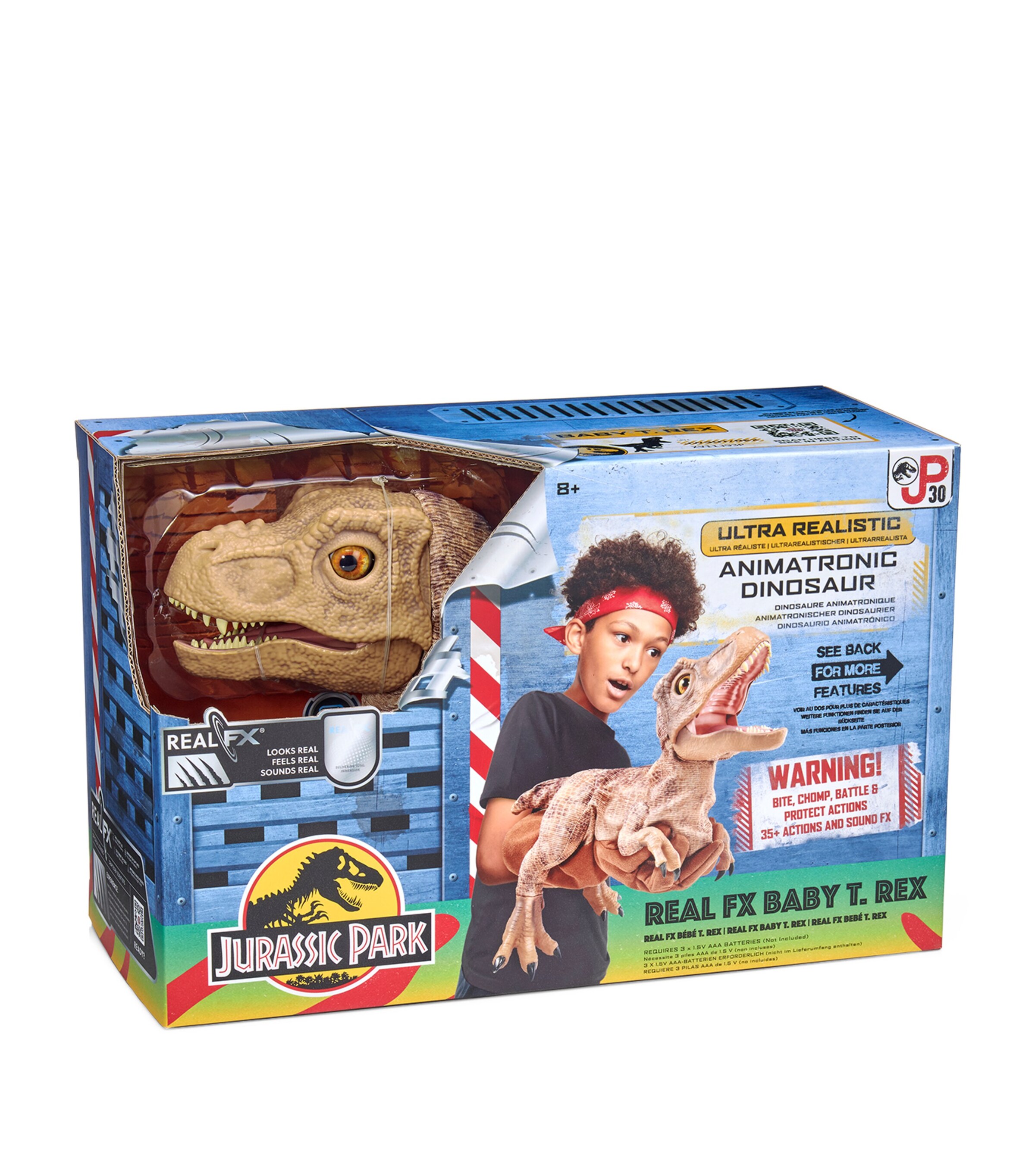 Jurassic World Real FX Baby T.Rex Toy | Harrods US