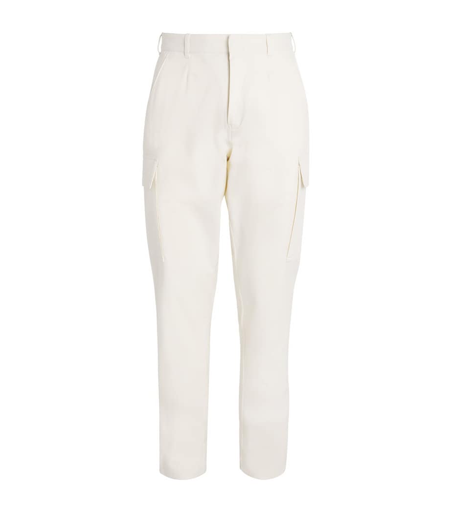 Ralph Lauren Purple Label Mens Remington Cargo Trousers Classic Cream Image 1