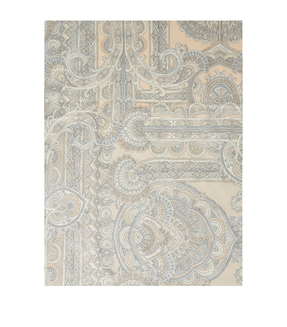 Etro Cotton Chain Oxford Pillowcase (50cm x 70cm) Grey Image 1