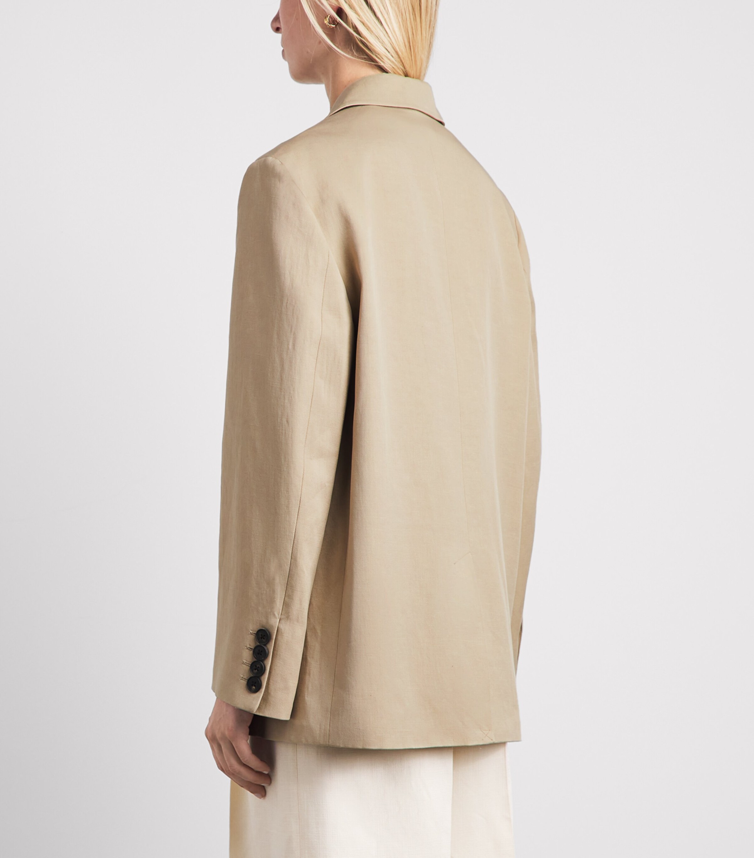 ME+EM Womens Oversized Icon Blazer Warm Stone Image 5