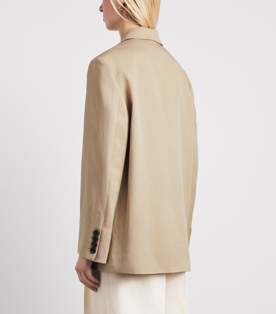 ME+EM Womens Oversized Icon Blazer Warm Stone Image 5