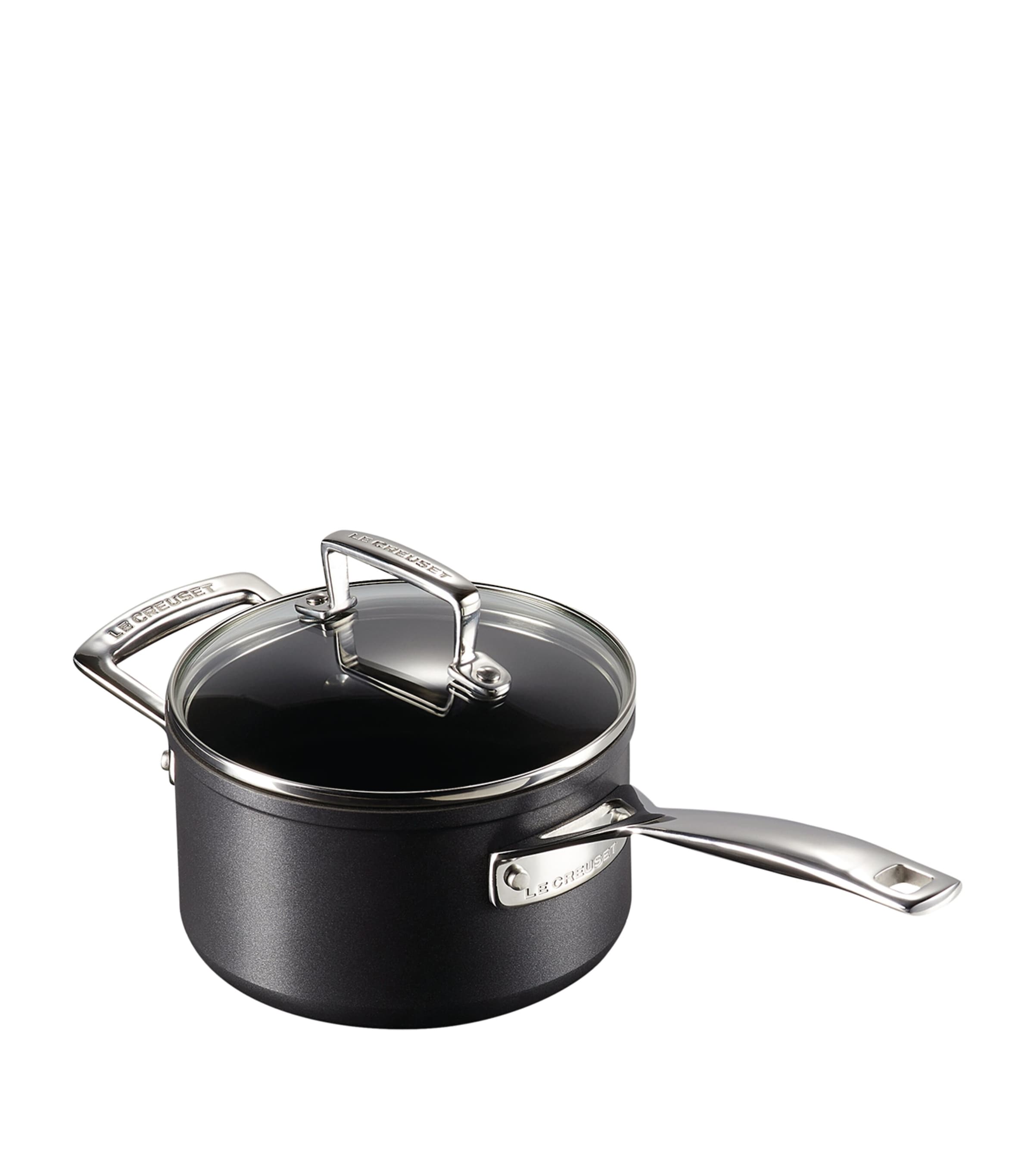 Le Creuset Toughened Non-stick Saucepan In Black