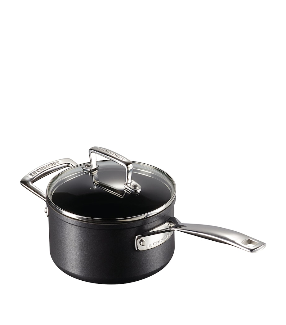 Toughened Non-Stick Saucepan (17cm) BLACK Image 1