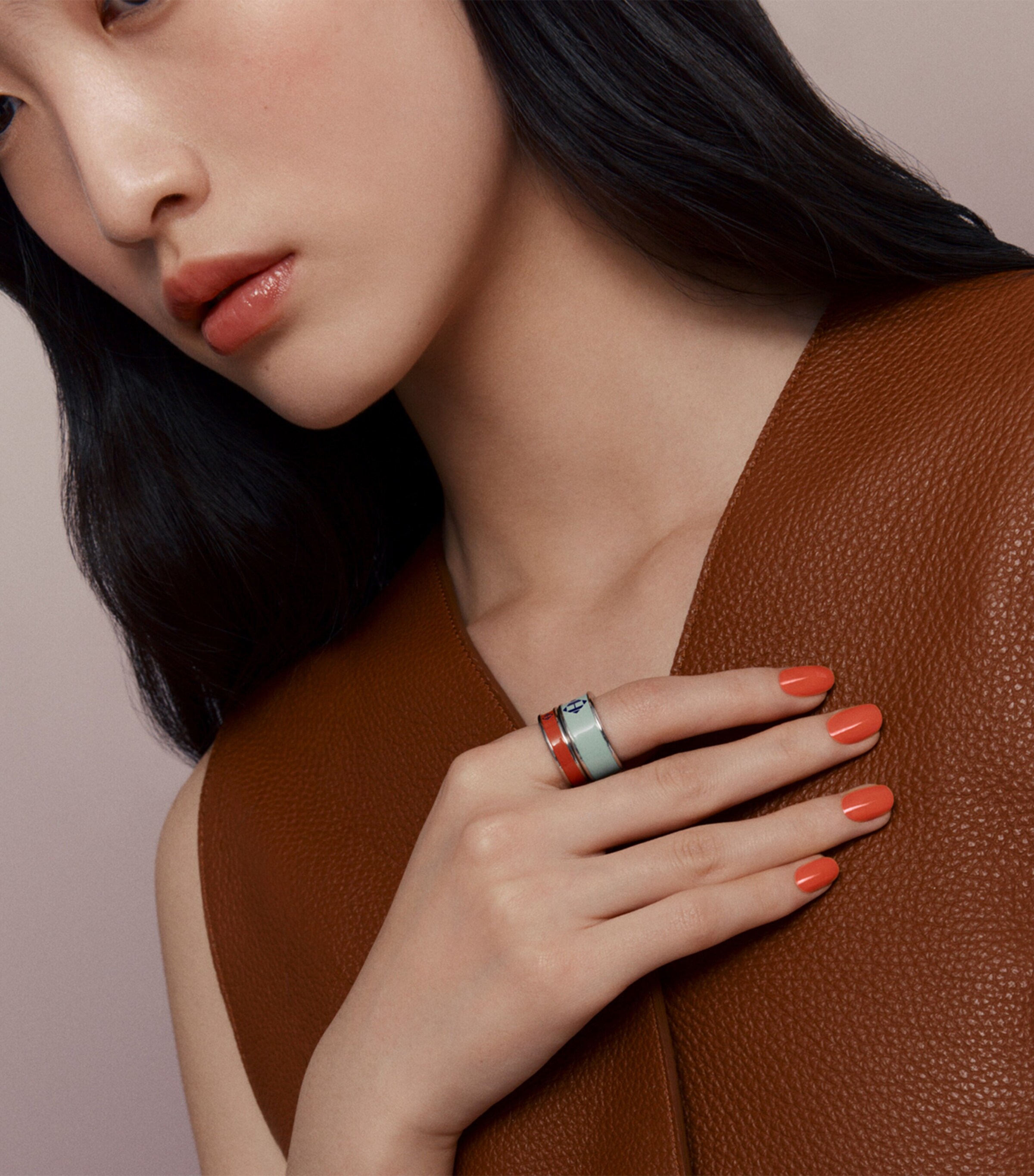 Les Mains Nail Polish ORANGE TUNLIPE Image 6