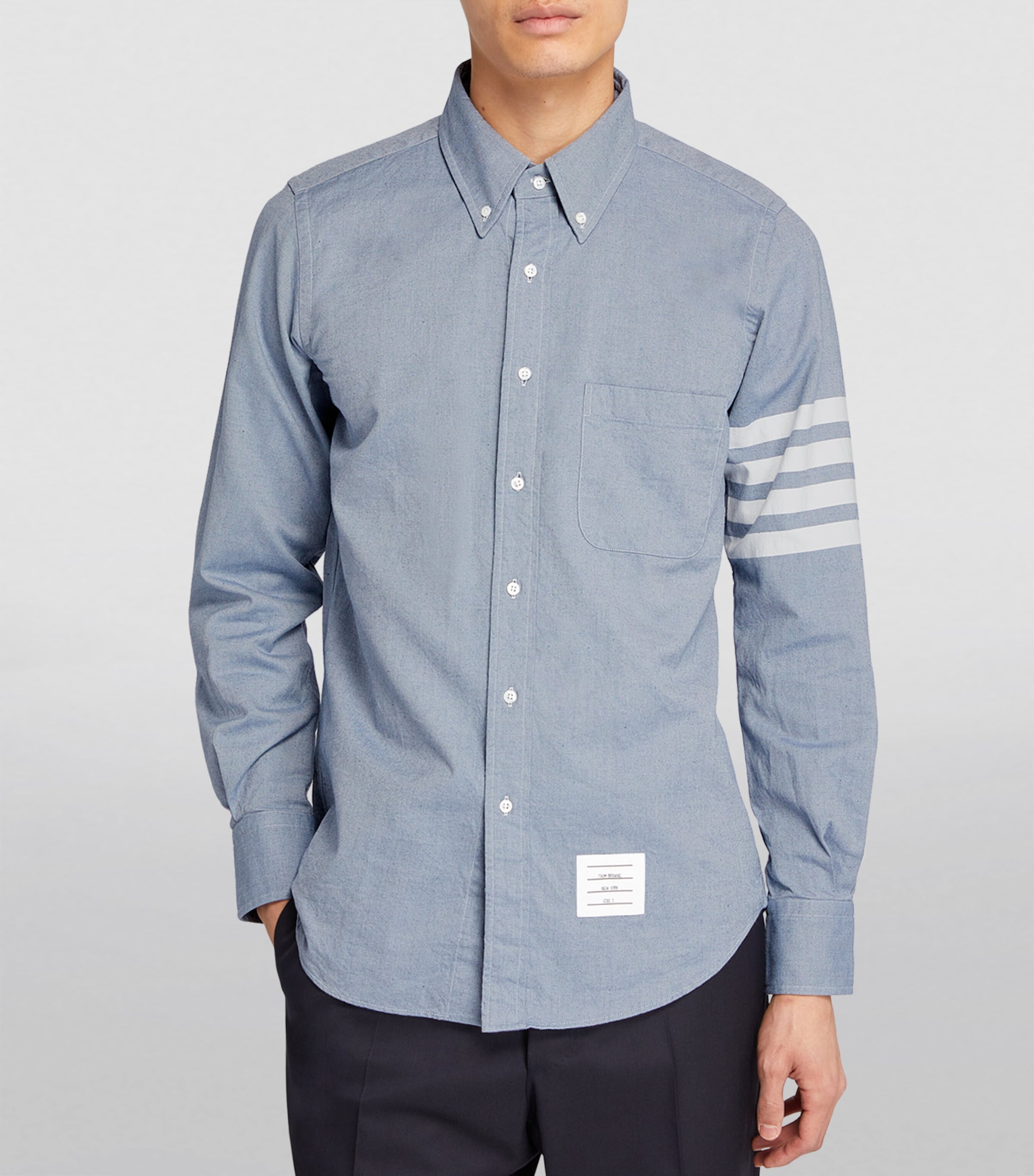 4-Bar Stripe Shirt LIGHT BLUE Image 3