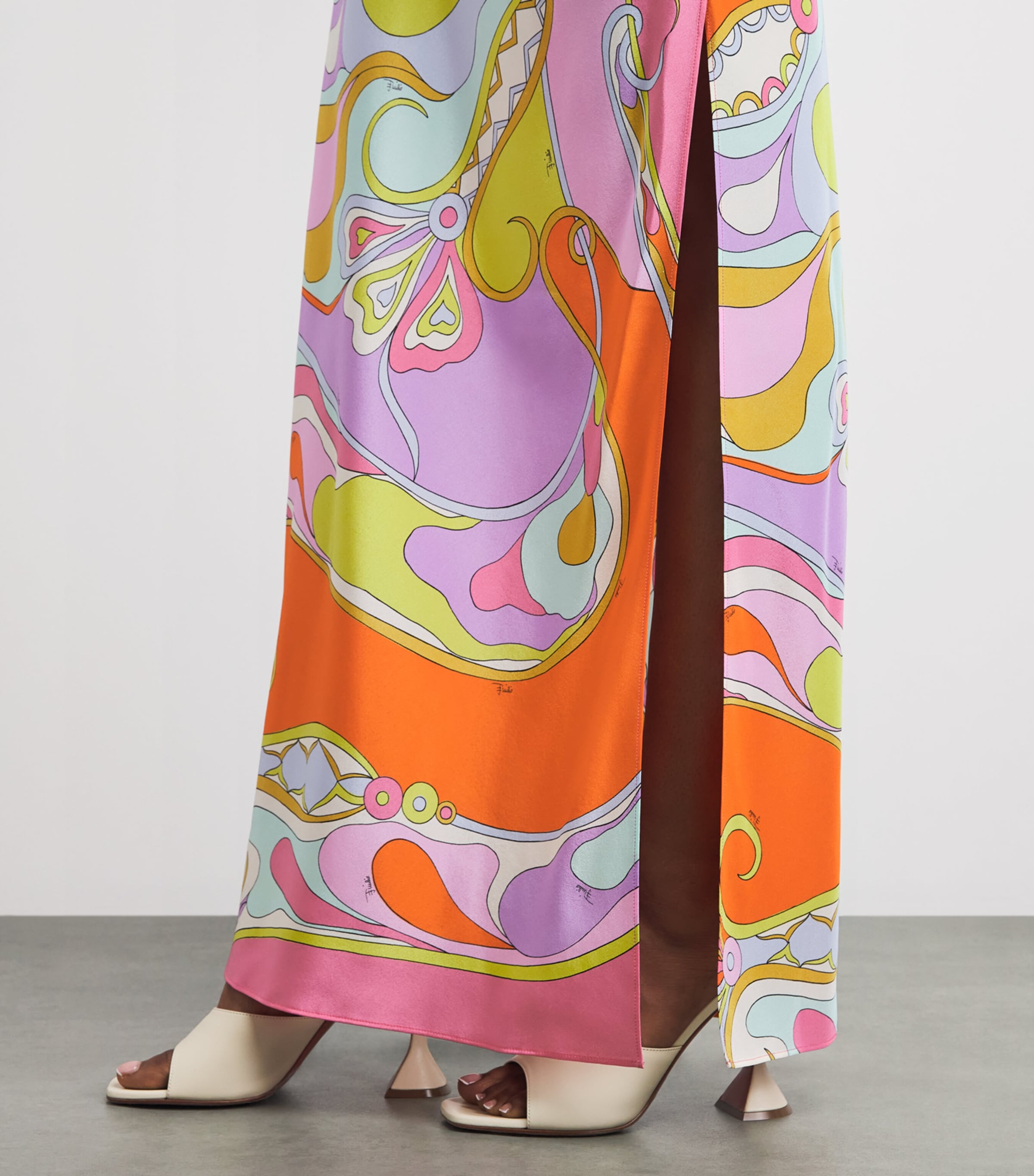 pucci silk slip dress Istrice silk slip dress in multicoloured - Pucci