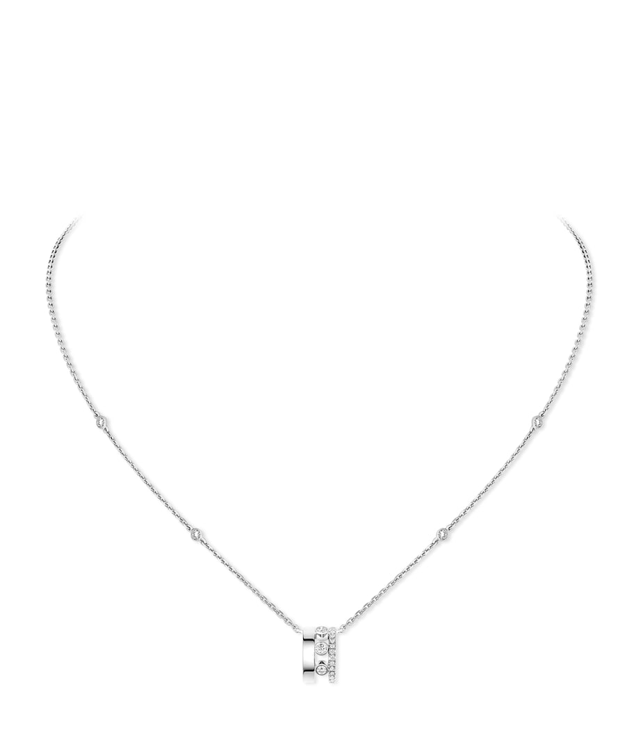 Messika Move Romane White Gold and Diamond Necklace (0.31ct) White Gold Image 1