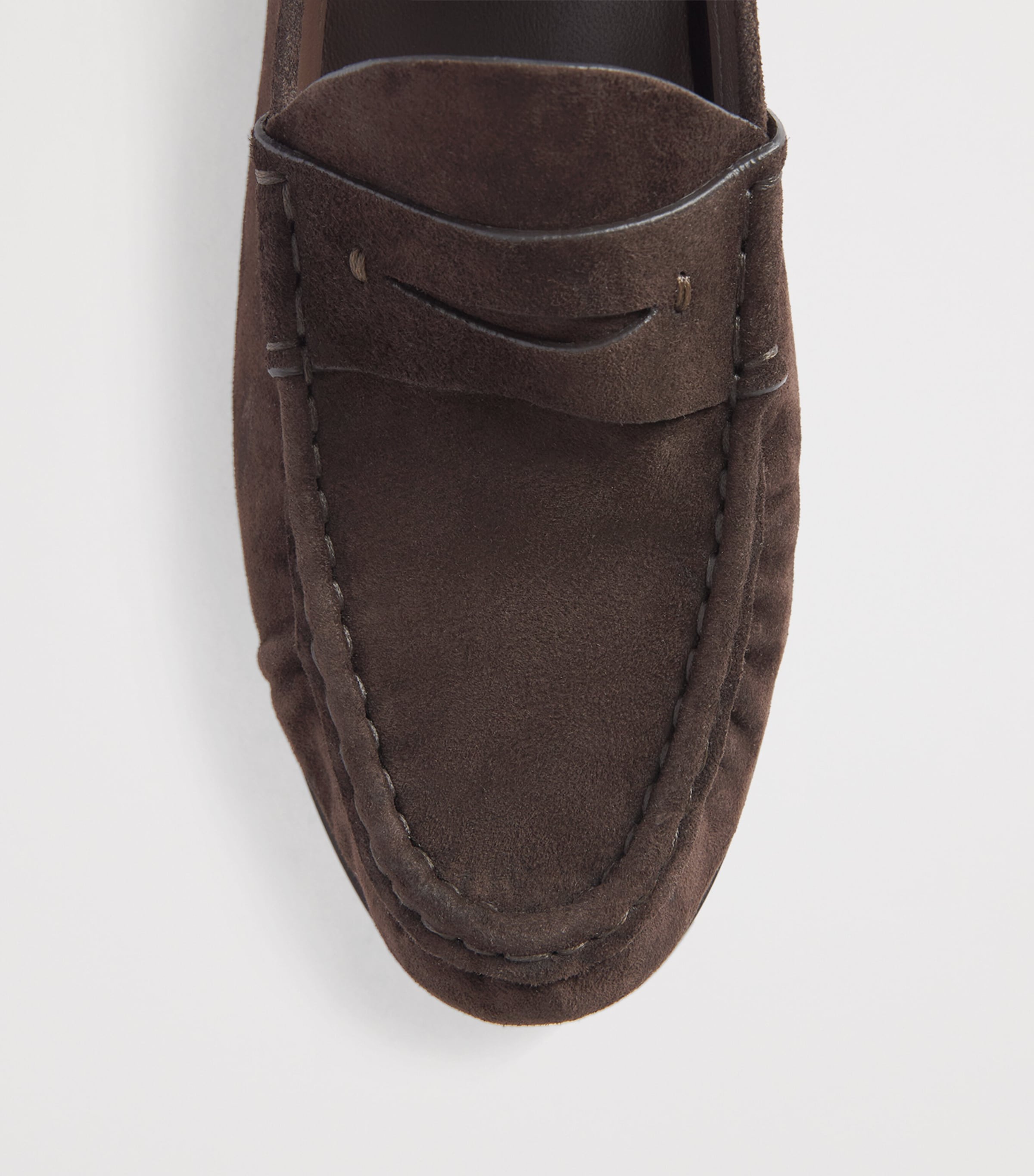 Max Mara Suede Loafers Dark Brown Image 6